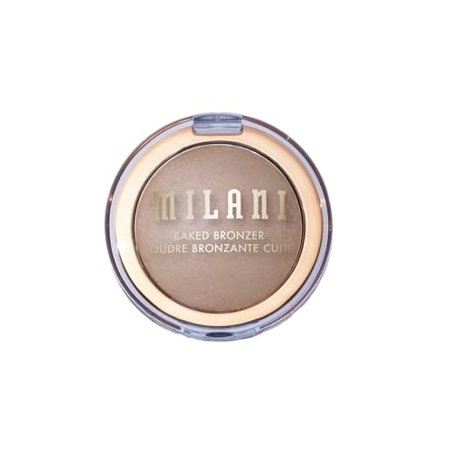 Milani Baked Bronzer Amalfi Glow – 12-Hour Sun-Kissed, Talc-Free