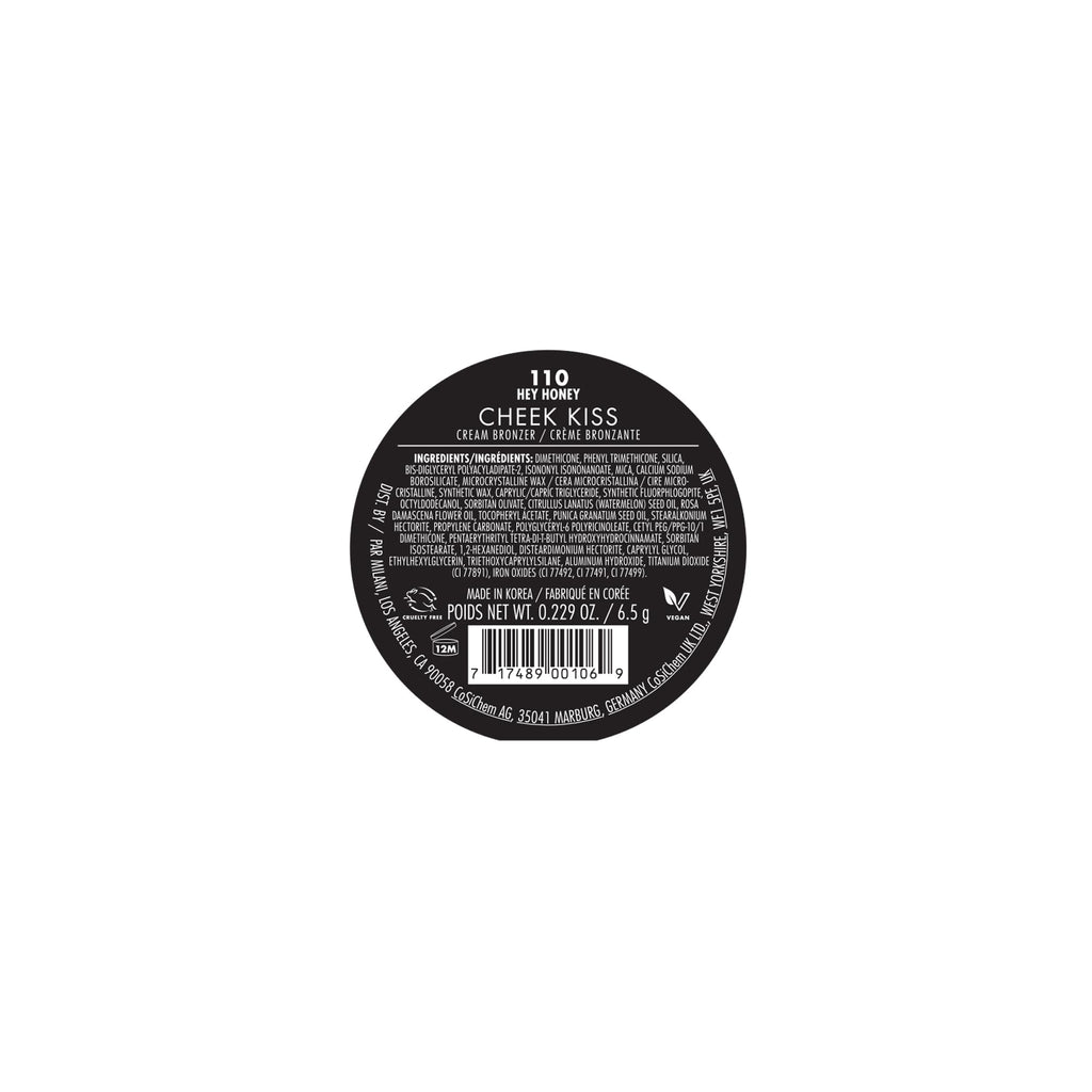 Milani Cheek Kiss Cream Bronzer-110 Hey Honey | Buildable Cream Bronzer