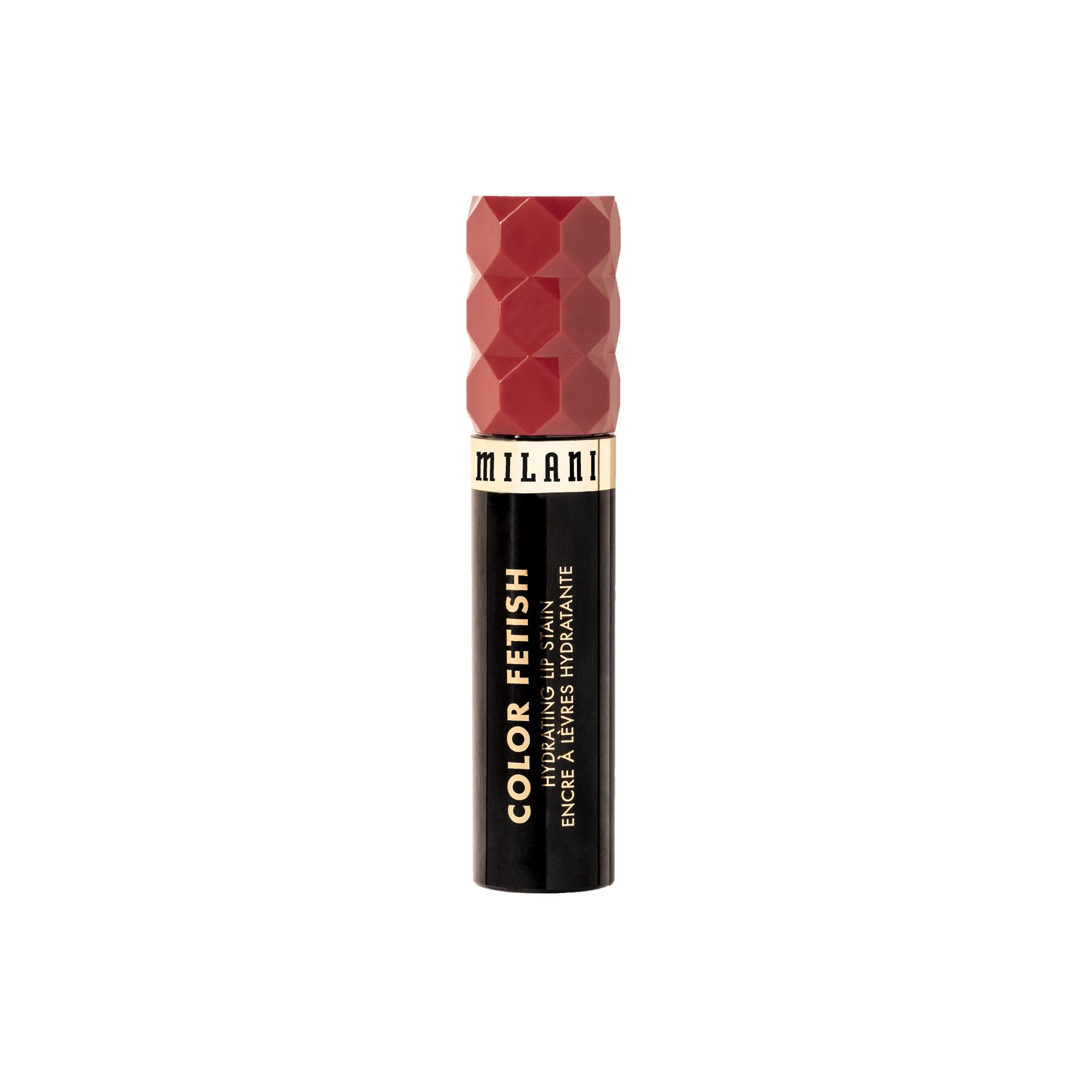 Milani Color Fetish Lip Stain Rose Rising – Hydrating Glossy to Semi Matte Lip Color