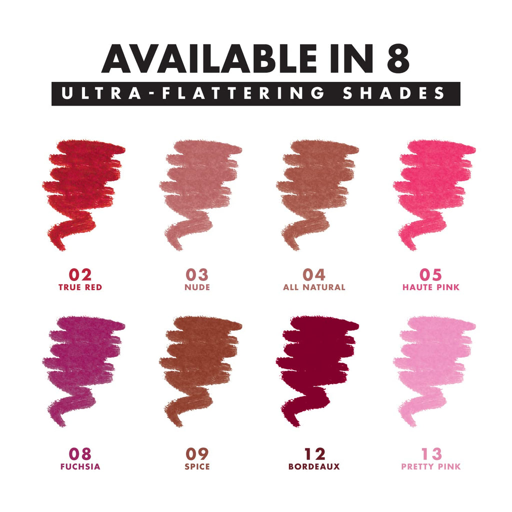 Milani Color Statement Lipliner – All Natural, 0.04 oz, 3-Pack | Cruelty-Free Definition & Shape