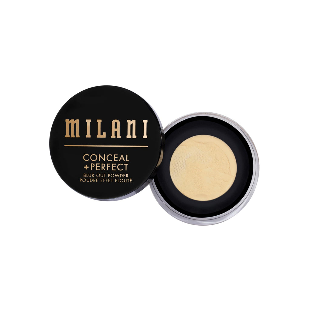 Milani Conceal + Perfect Blur Out Powder Banana – Talc-Free Pore-Blur Setting Powder