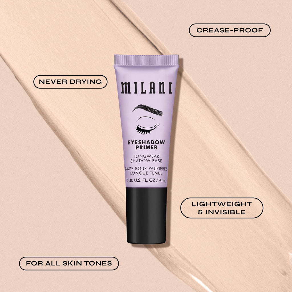Milani Eyeshadow Primer - 2 Pack | Long-Lasting, Crease-Proof & Vegan