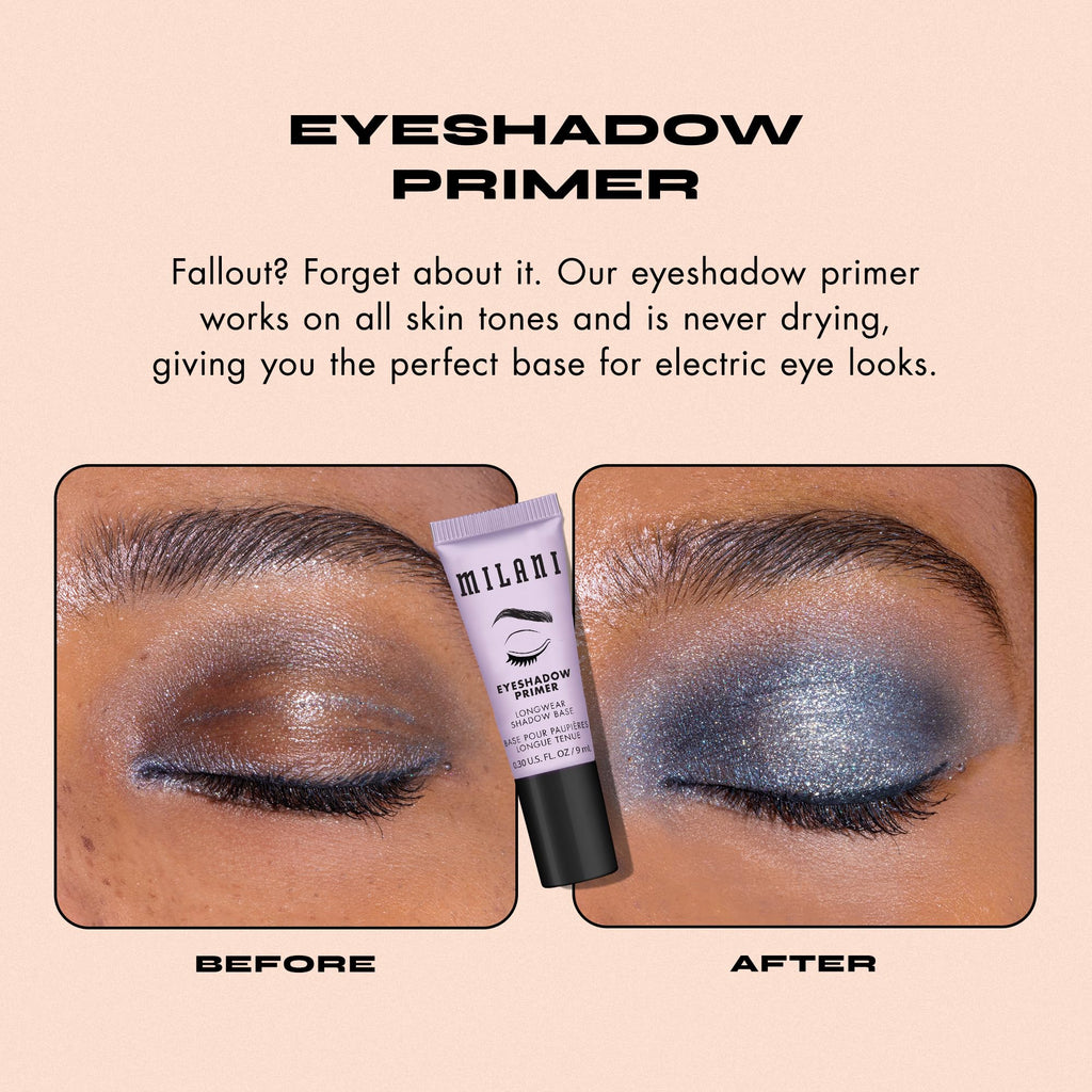 Milani Eyeshadow Primer - 2 Pack | Long-Lasting, Crease-Proof & Vegan