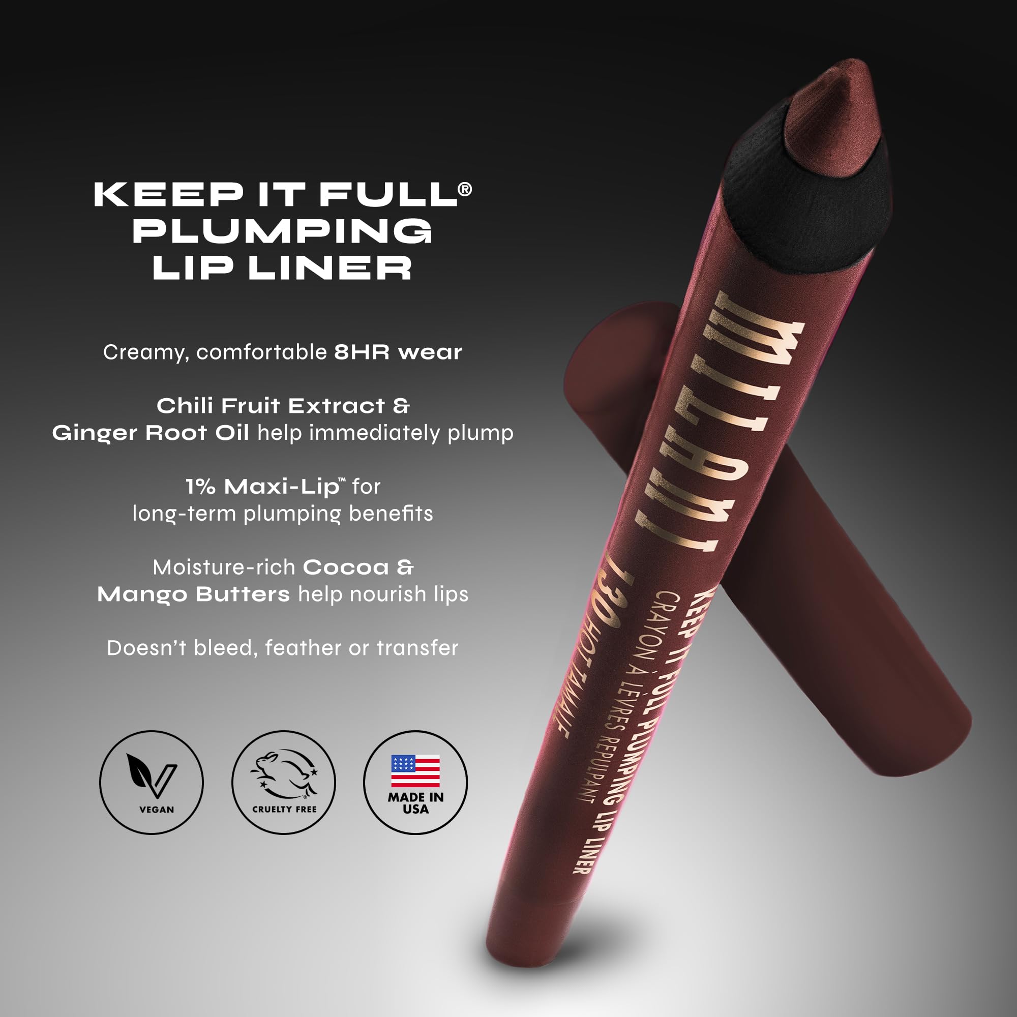 Milani Keep It Full Plumpling Lip Liner – Hotshot