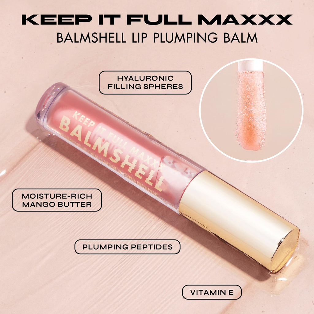 Milani Keep It Full Maxxx Balmshell Lip Plumper – Hydrating, Pillowy Lips
