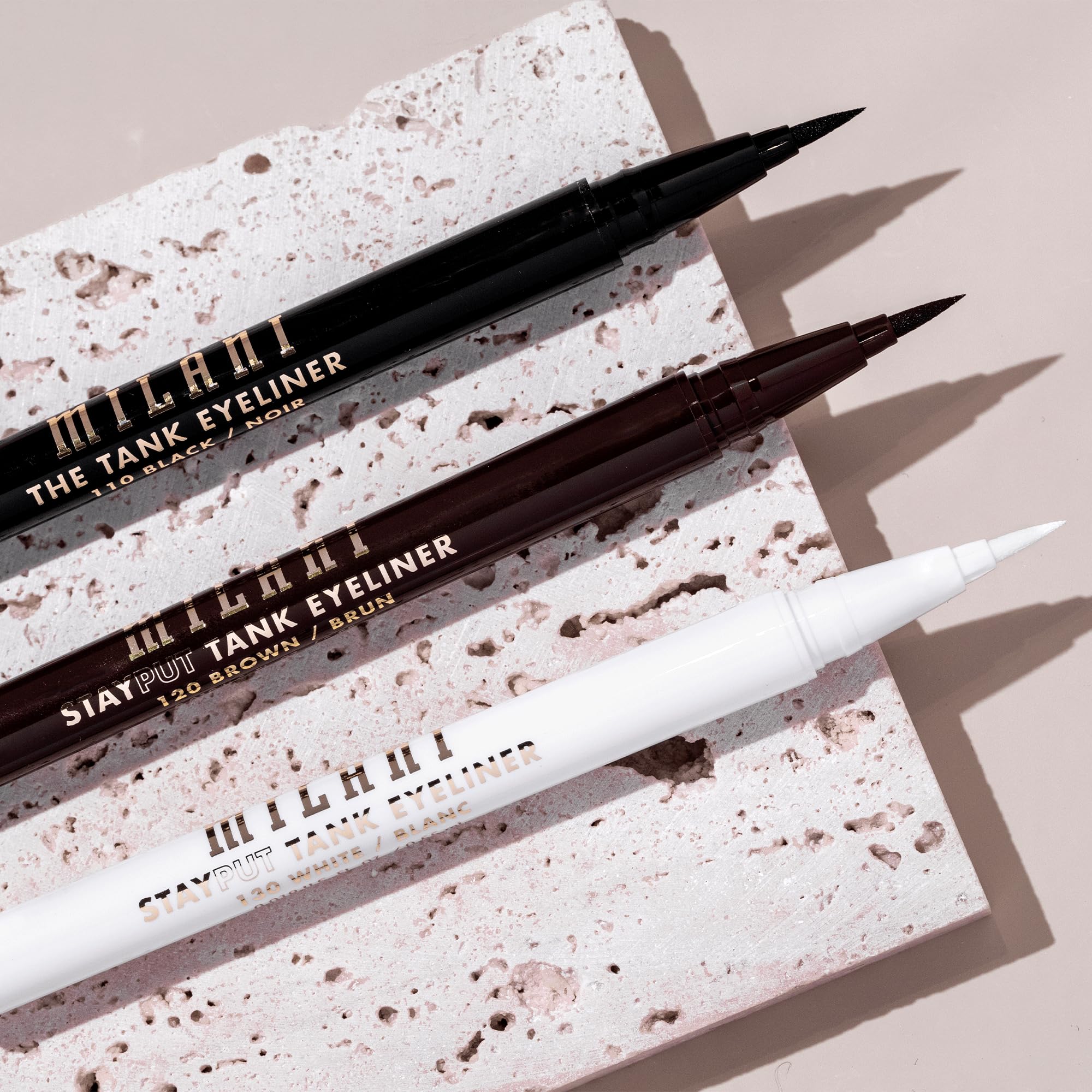 Milani The Tank Liquid Eyeliner - No-Skip Waterproof Brown 120 | Long-Lasting & Smudge-Proof