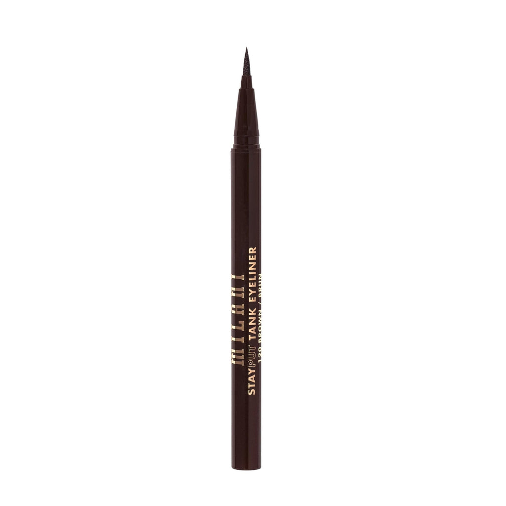 Milani The Tank Liquid Eyeliner - No-Skip Waterproof Brown 120 | Long-Lasting & Smudge-Proof