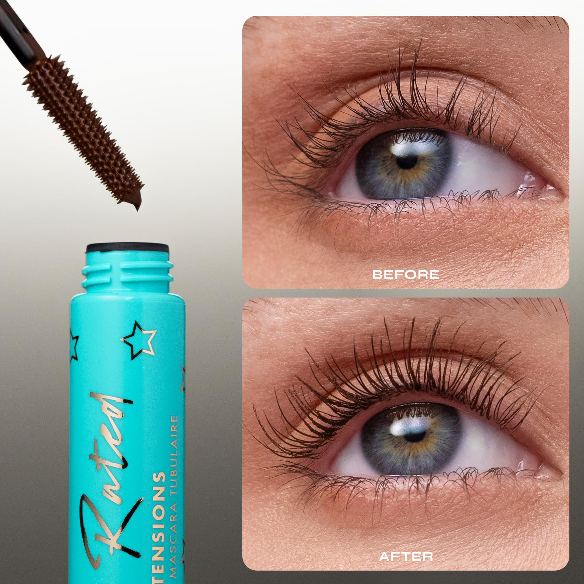 Milani Tubing Mascara Brown | Length & Lift with Shea Butter — Pack of 2