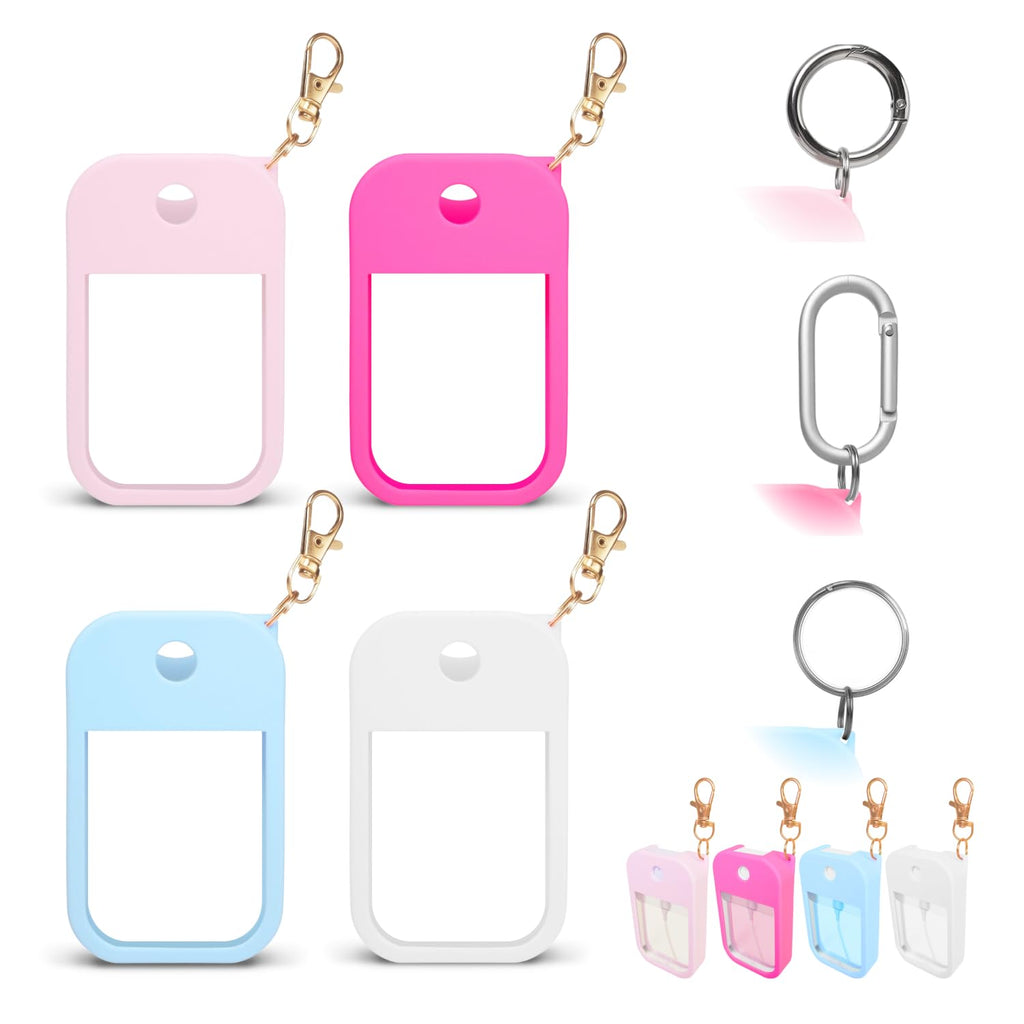 MILASONUS 4-Piece Soft Silicone Case for Touchland Power Mist (30 mL) – Protective & Stylish