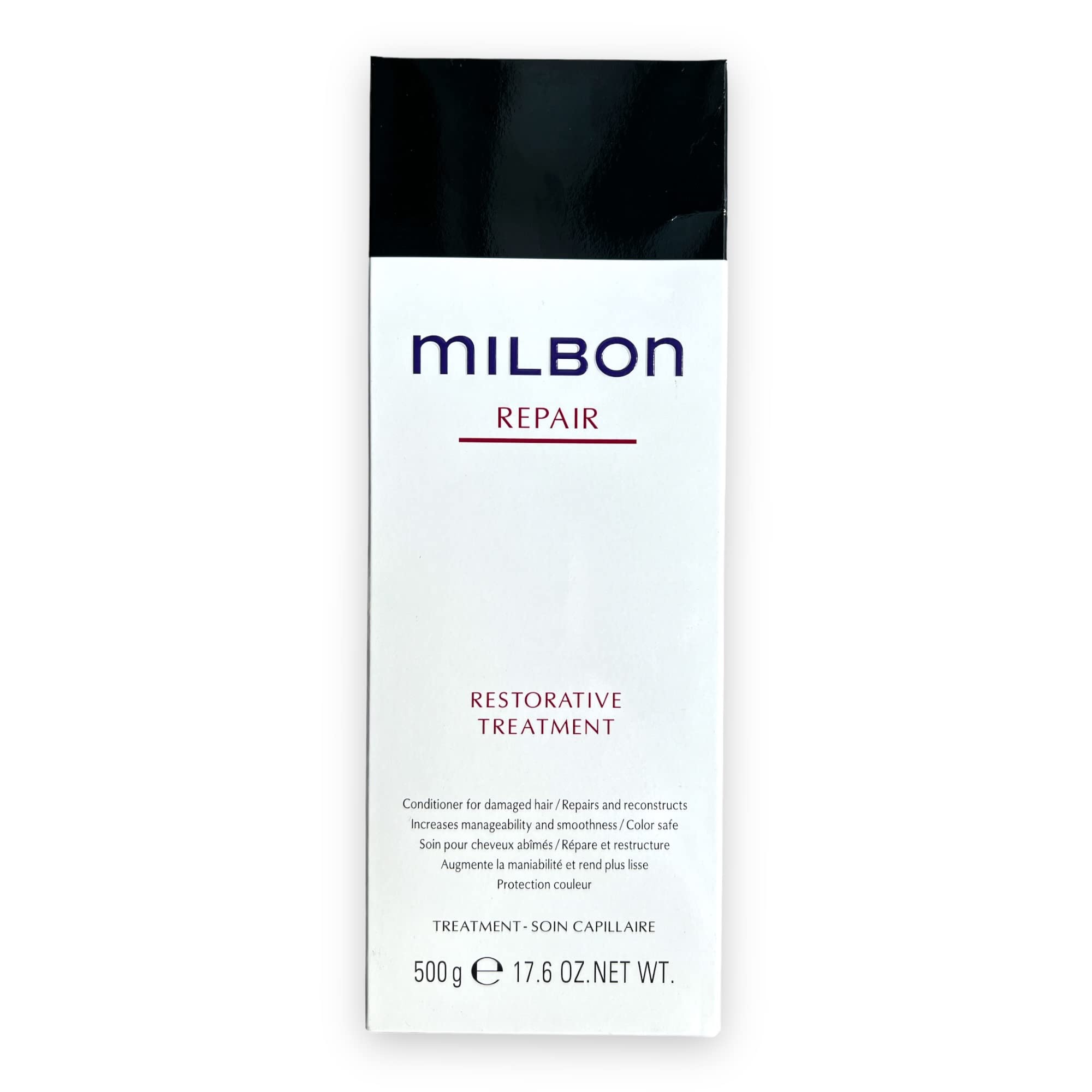 Milbon Repair Restorative Treatment Conditioner Big Size 17.6 oz – Color-Safe Hair Repair