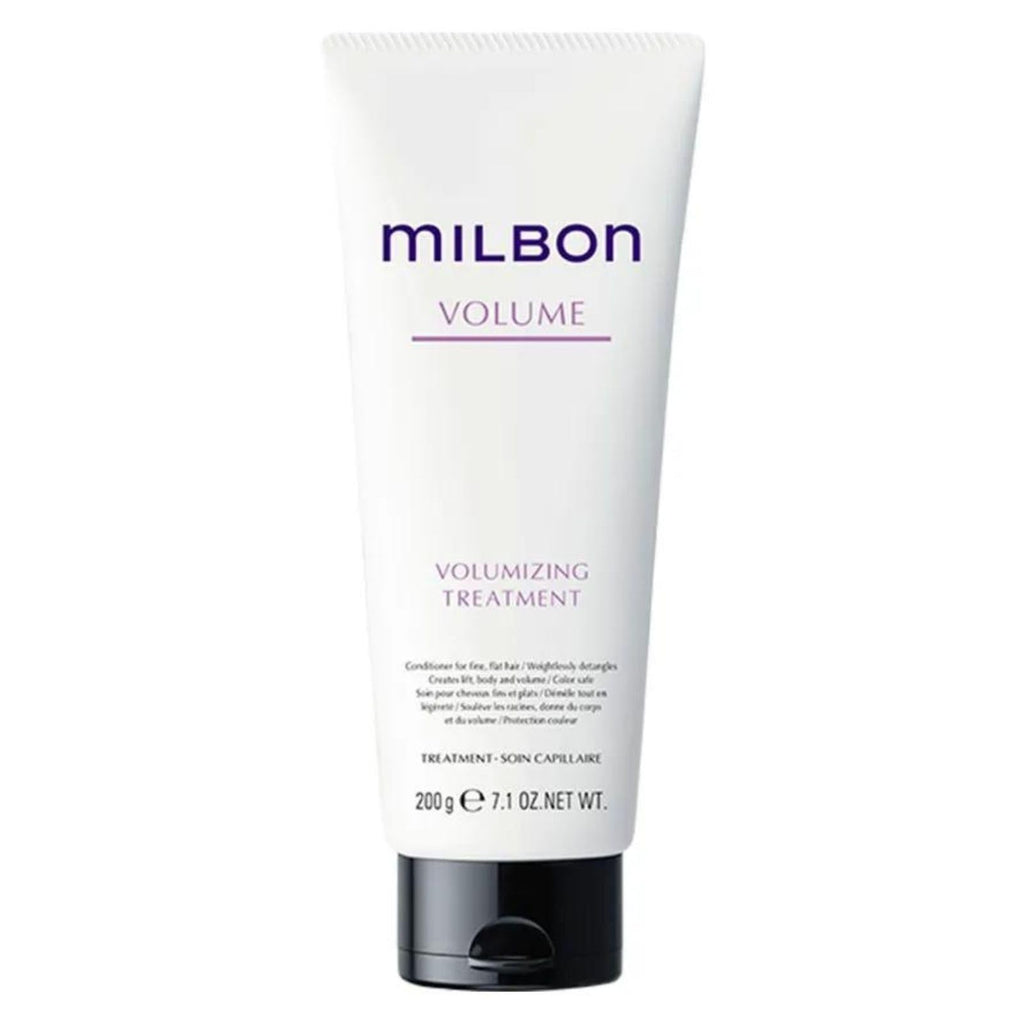 Milbon Volumizing Treatment Conditioner for Fine Flat Hair – Lightweight Lift & Softness | 7.1 oz