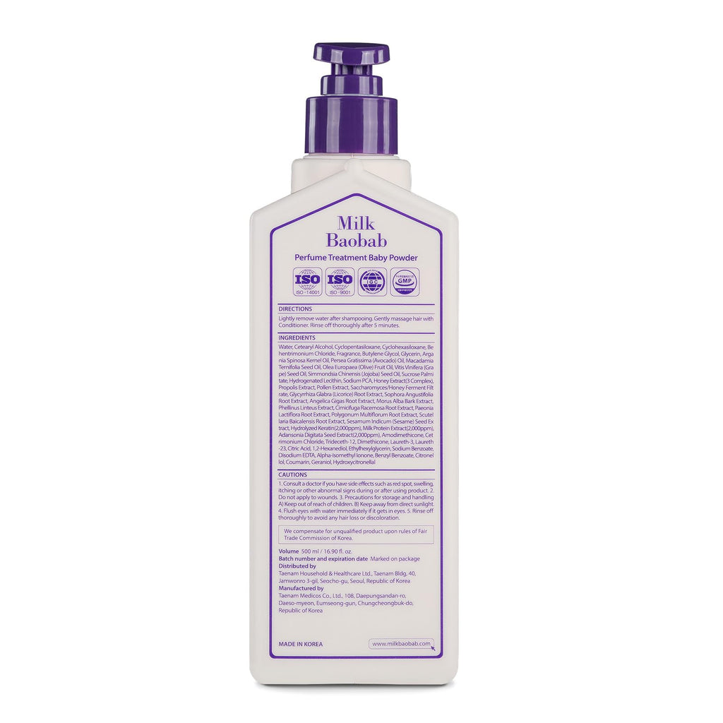 Milk Baobab Official Perfume Treatment – Baby Powder Scent (16.9 oz)
