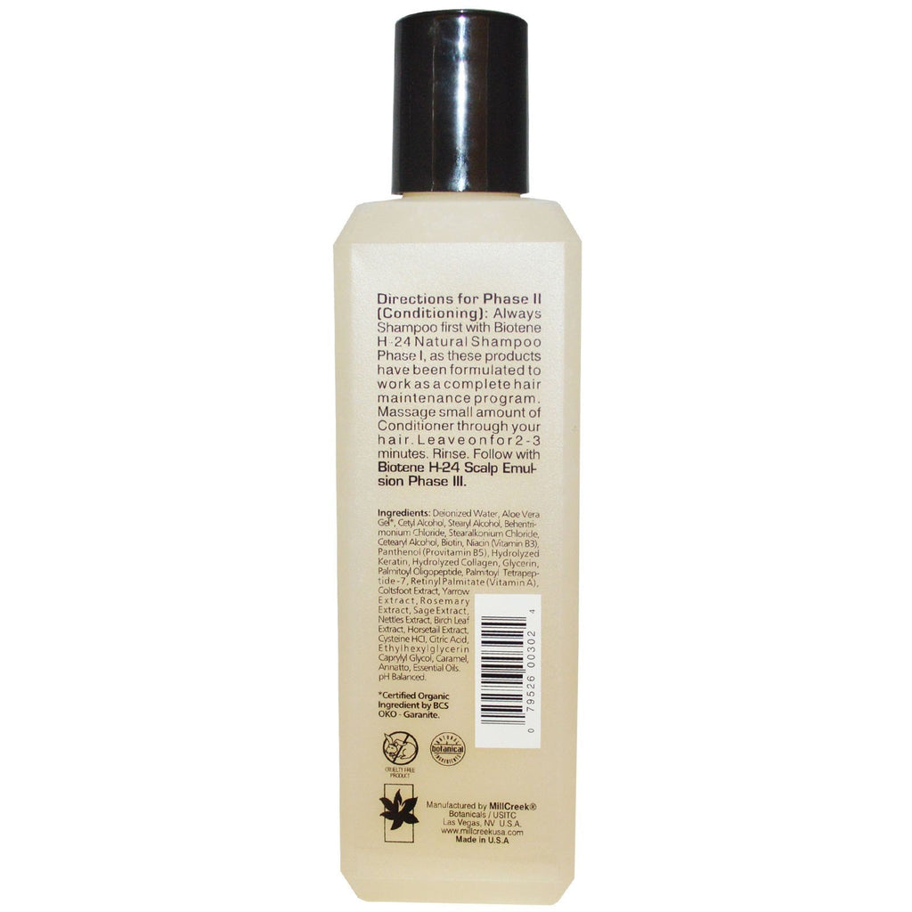 Mill Creek Biotene H-24 Shampoo & Conditioner Bundle | Gentle Daily Hair Care