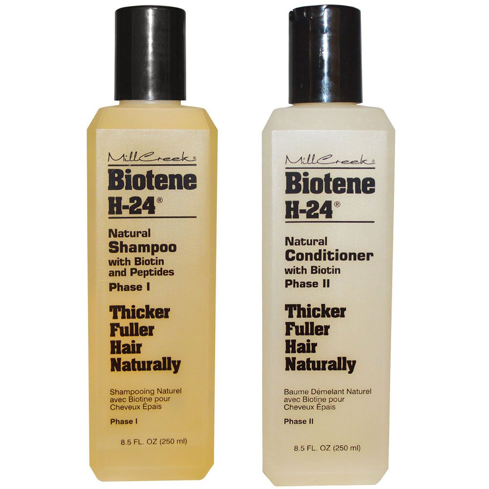 Mill Creek Biotene H-24 Shampoo & Conditioner Bundle | Gentle Daily Hair Care