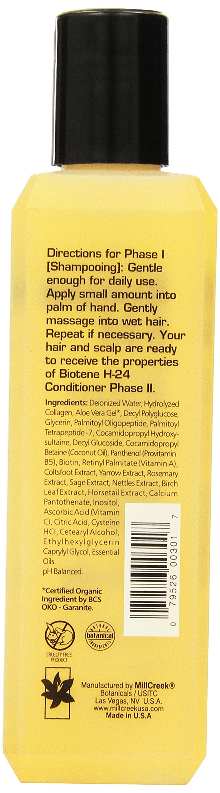 Mill Creek Biotene H-24 Shampoo – 8.5 fl oz for Thicker, Fuller Hair
