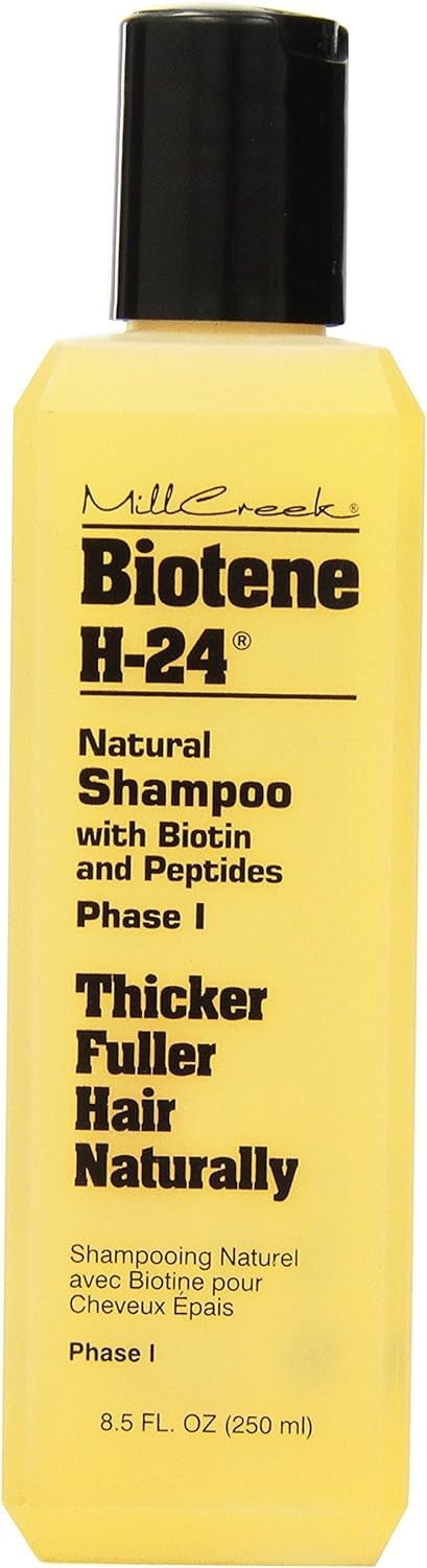 Mill Creek Biotene H-24 Shampoo 2 Pack – Thicker, Fuller Hair Naturally