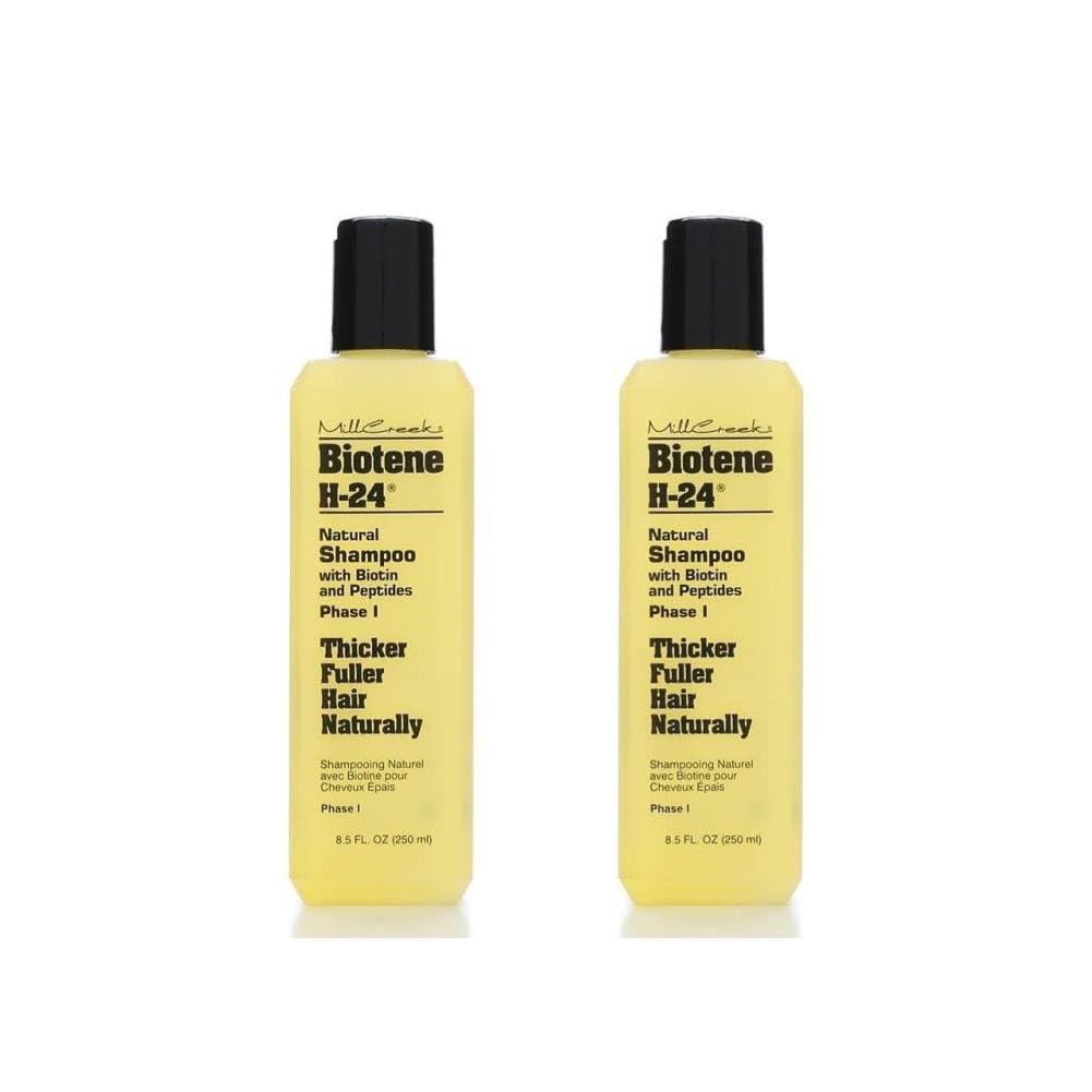 Mill Creek Biotene H-24 Shampoo 2 Pack – Thicker, Fuller Hair Naturally
