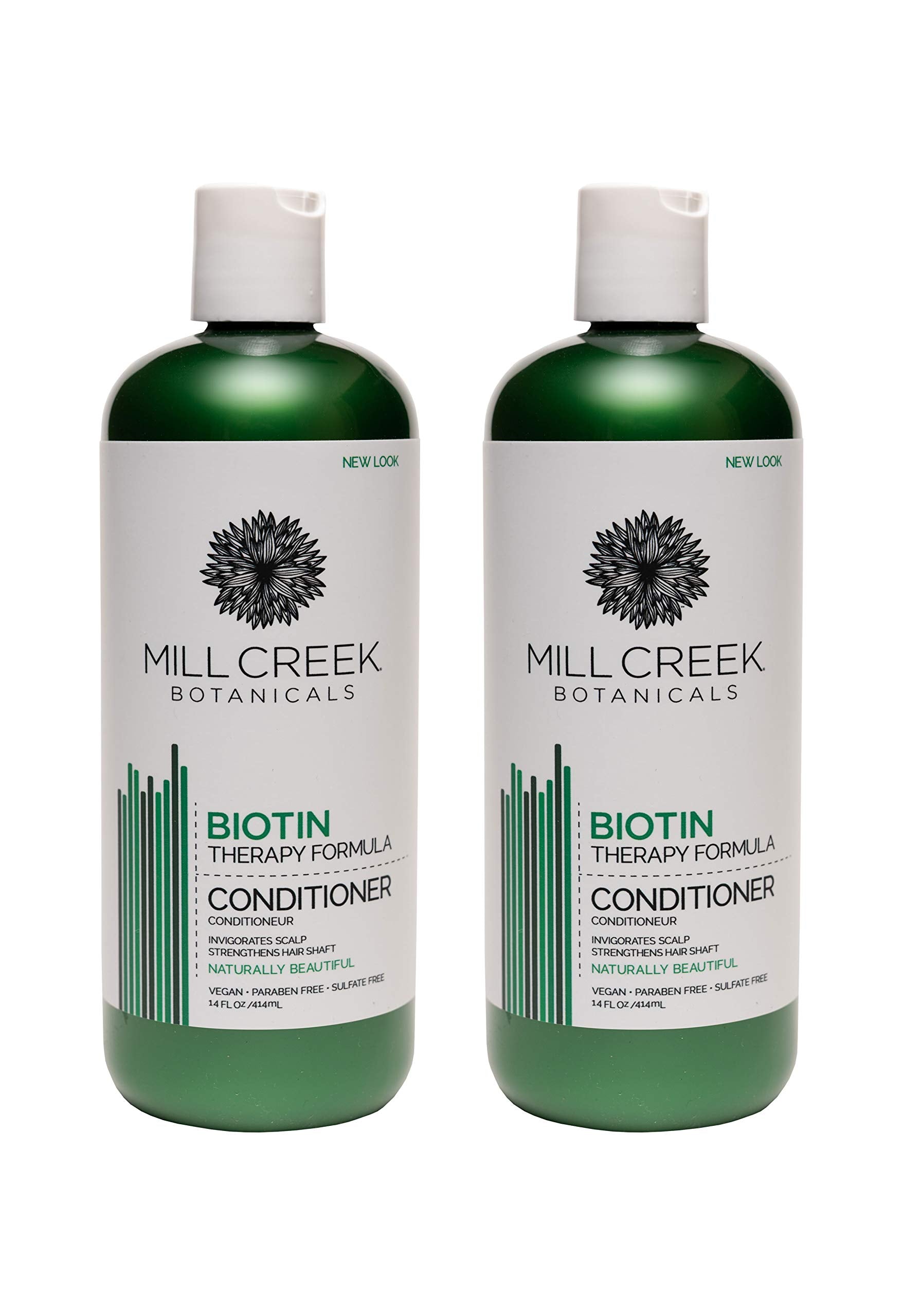 Mill Creek Biotin Conditioner – Natural & Organic, 14 oz (Pack of 2)
