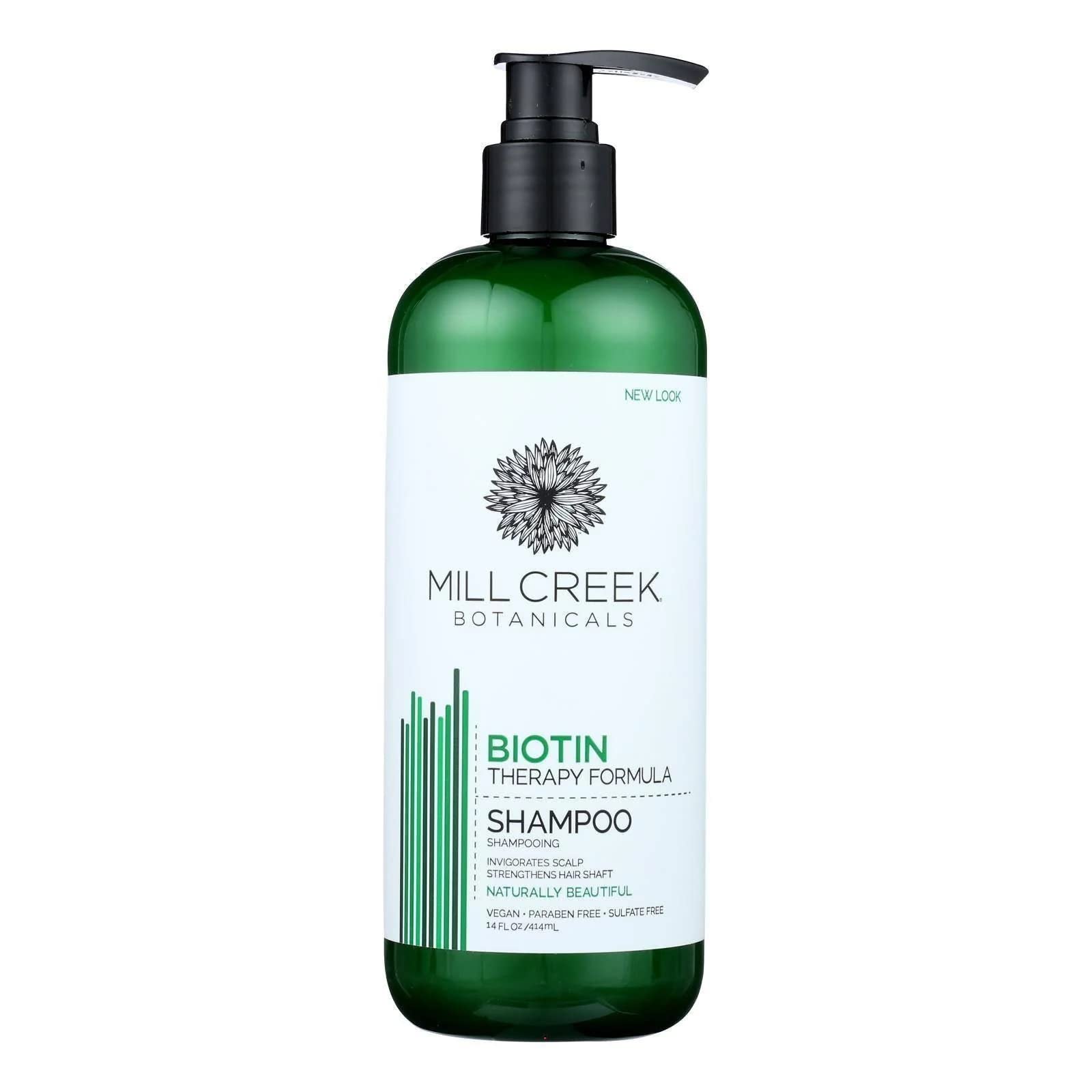 Mill Creek Biotin Shampoo, 16 oz – Nourishing Therapy Formula with Biotin & Argan Oil