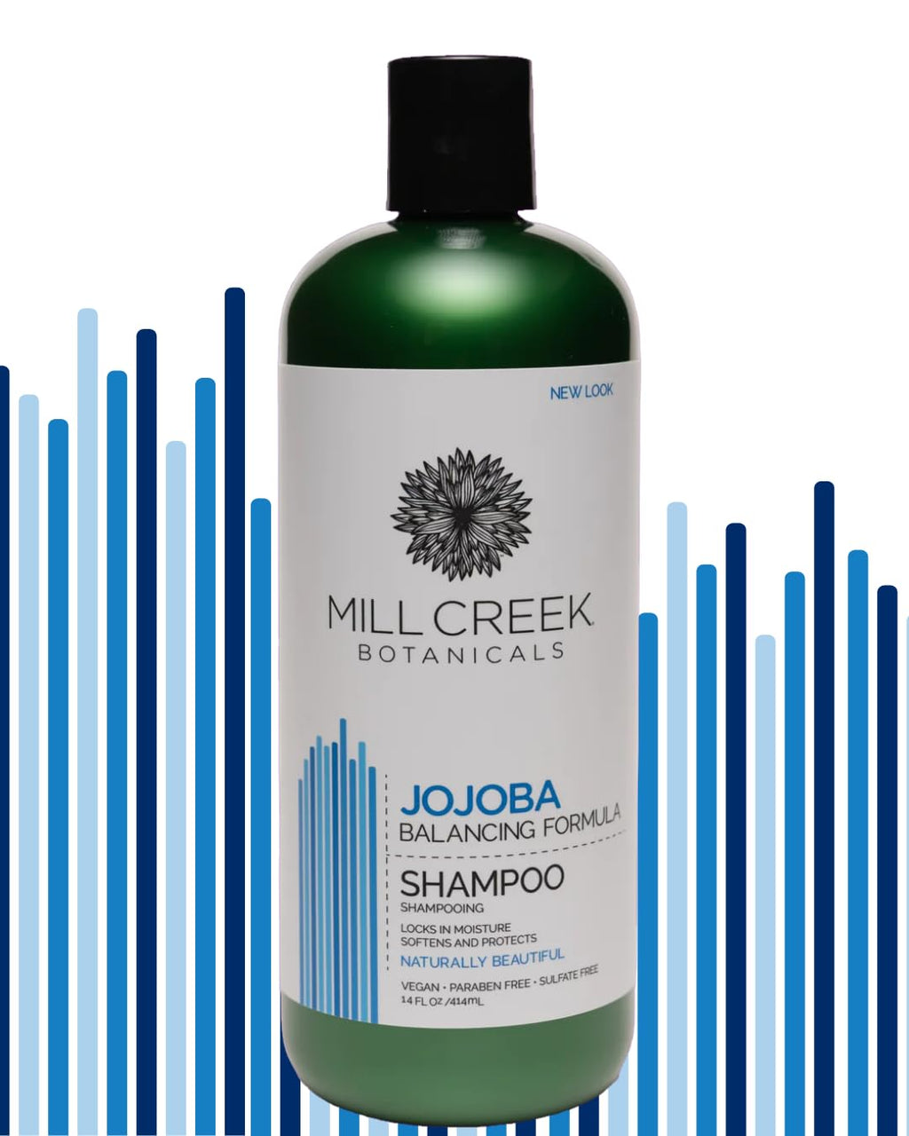 Mill Creek Botanicals Jojoba Shampoo & Conditioner Bundle – Paraben Free, Sulfate Free, pH Balanced