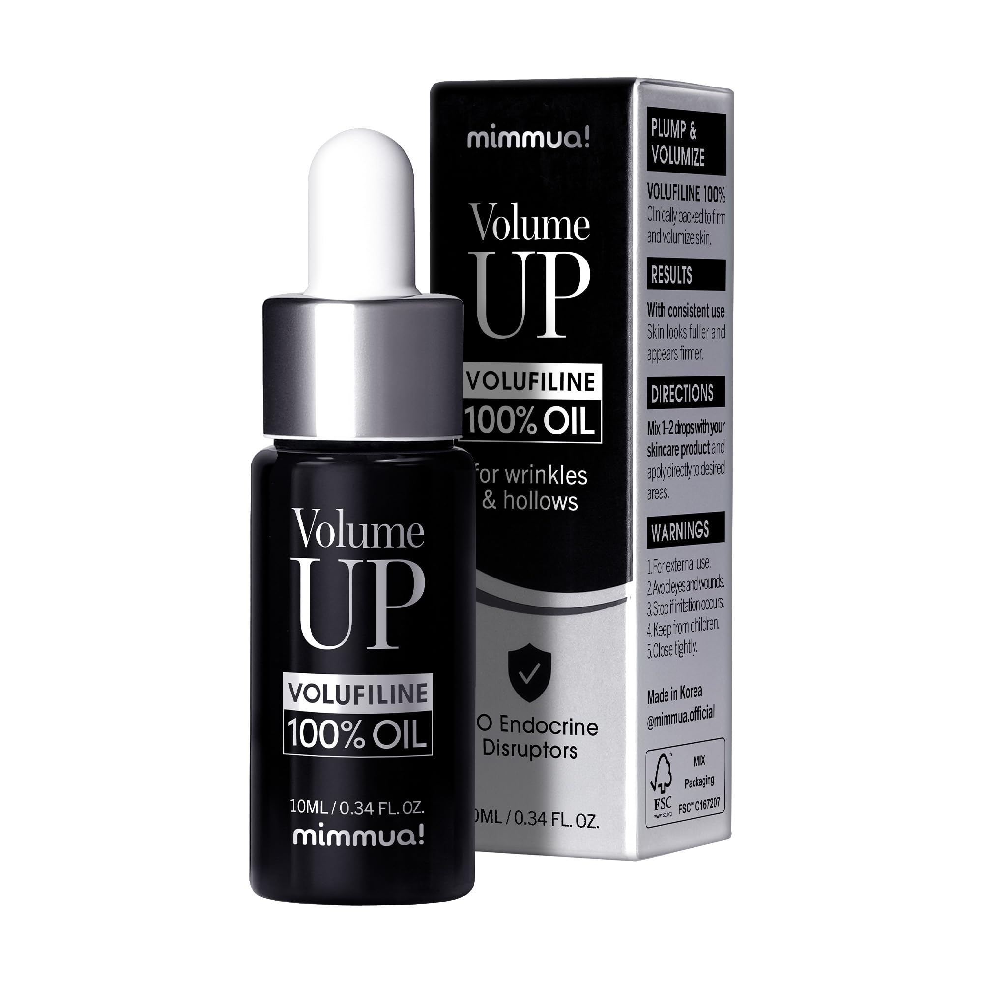 mimmua! Volume UP Volufiline 100% Oil — DIY Skincare for Plumper Skin (10ml)