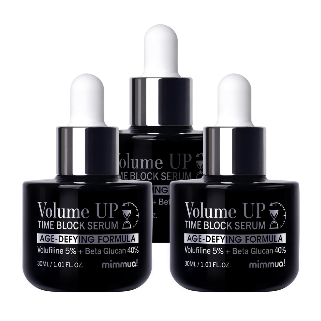 mimmua! Volume Up Time Block Serum — 5% Volufiline + 40% Beta Glucan | Plumps Wrinkles