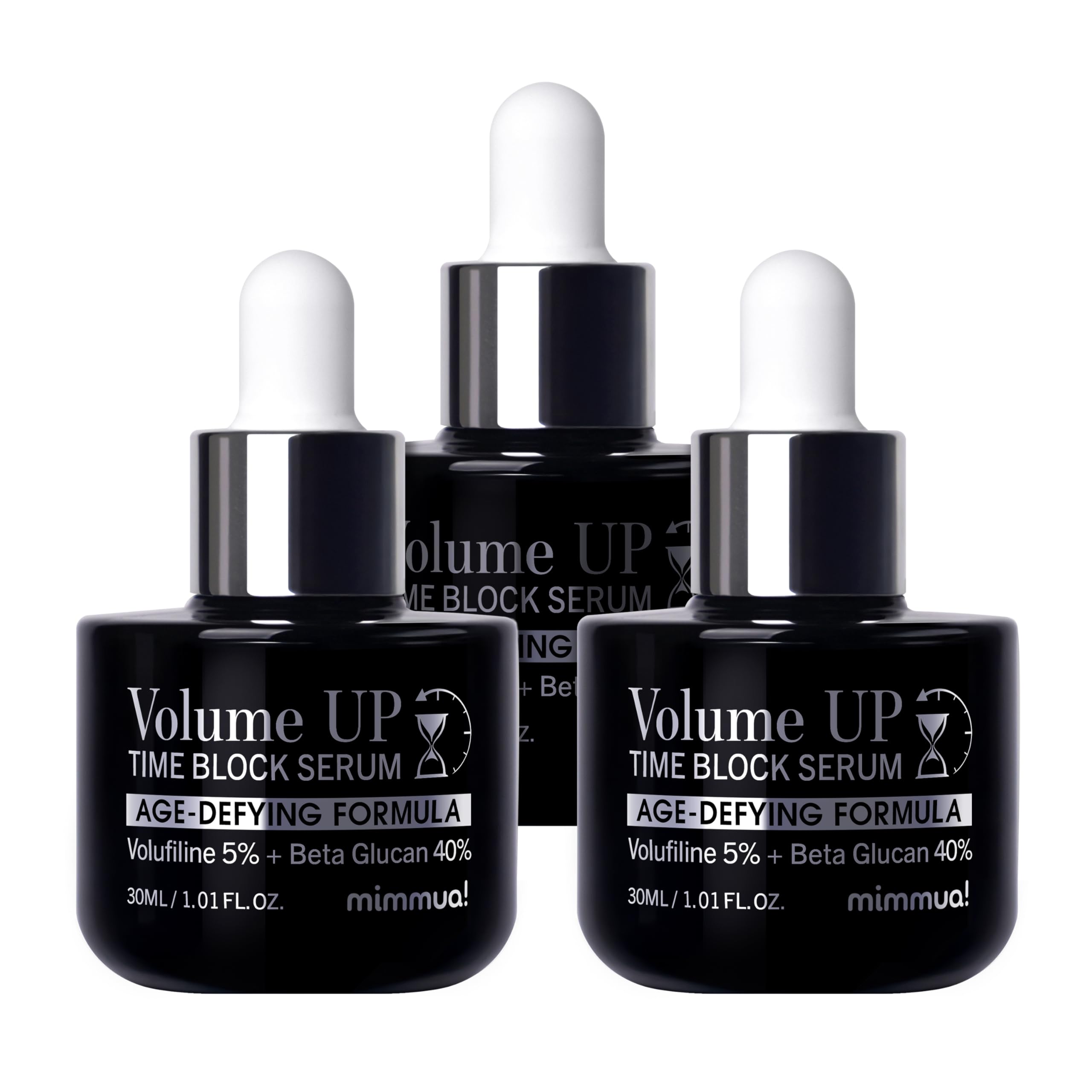 mimmua! Volume Up Time Block Serum — 5% Volufiline + 40% Beta Glucan | Plumps Wrinkles