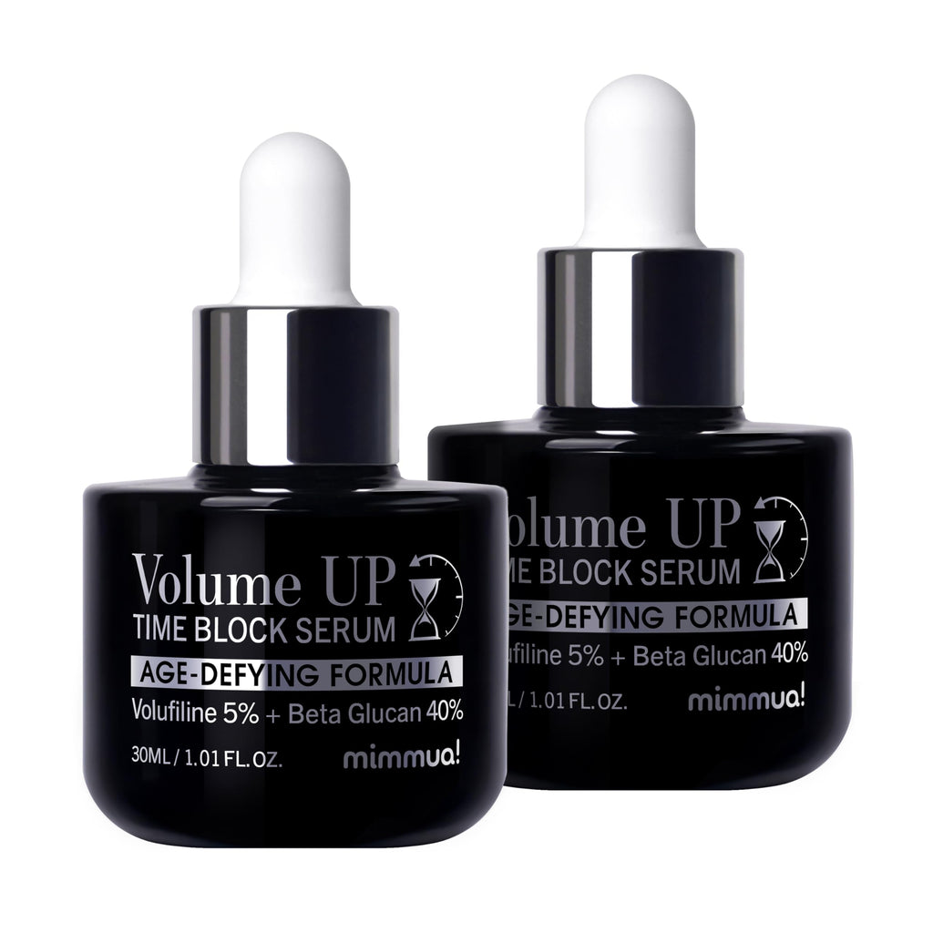 mimmua! Volume Up Time Block Serum – 5% Volufiline + 40% Beta Glucan | 2x30ml