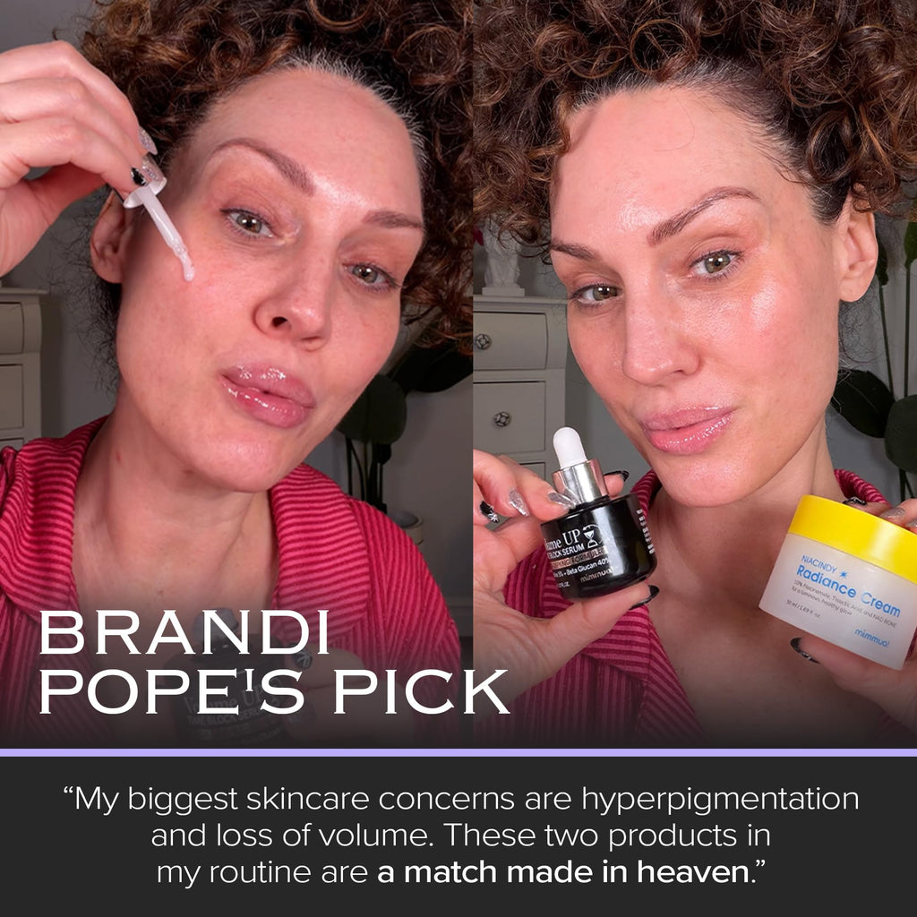 mimmua! Volume Up Time Block Serum — 5% Volufiline + 40% Beta Glucan | Plumps Wrinkles
