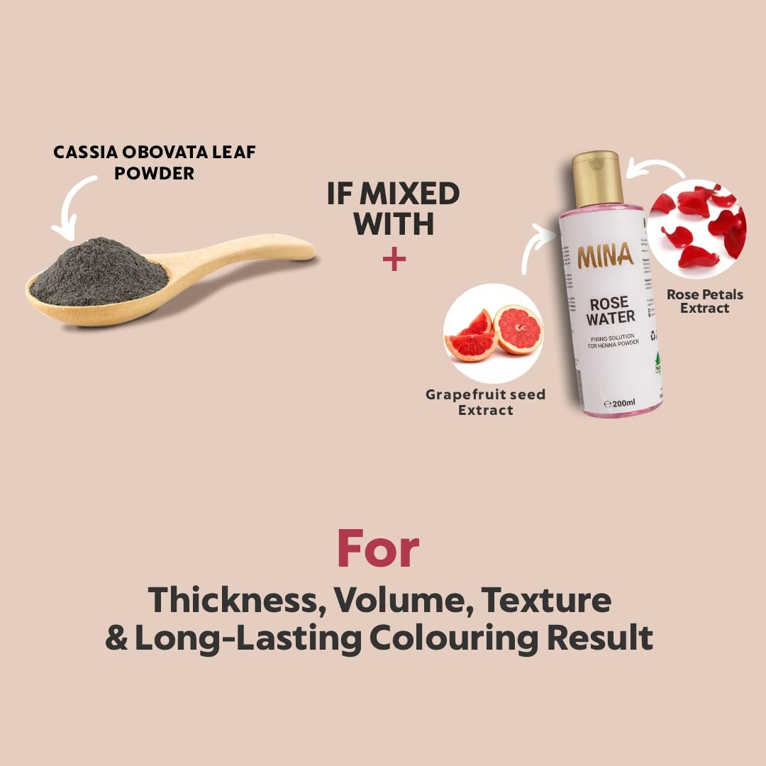 MINA iBrow Henna Color Tint Kit – Copper Brown | Covers Gray Hair, Up to 6 Weeks | No Ammonia, Vegan