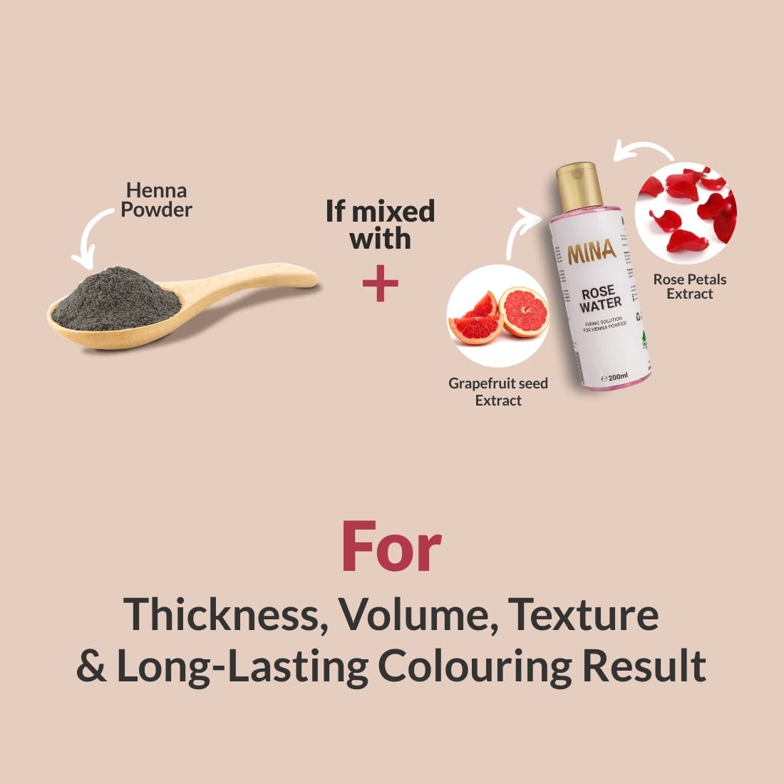 MINA ibrow Henna Medium Brown Tint Set – Up to 30 Applications, Vegan & Cruelty-Free