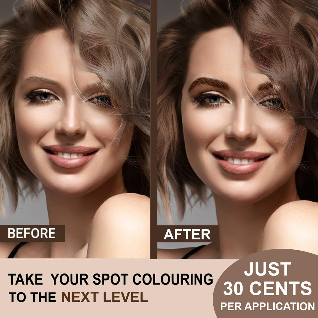 MinaiBrow Mina iBrow Henna Pearl Gray – Regular Pack Coloring Tint Kit (Up to 6 Weeks)