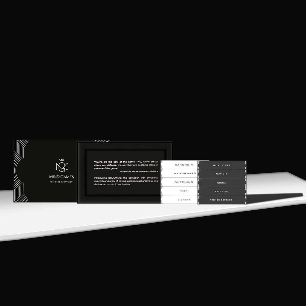 MIND GAMES 10 Piece Sample Discovery Set – Luxury Designer Perfume Kit