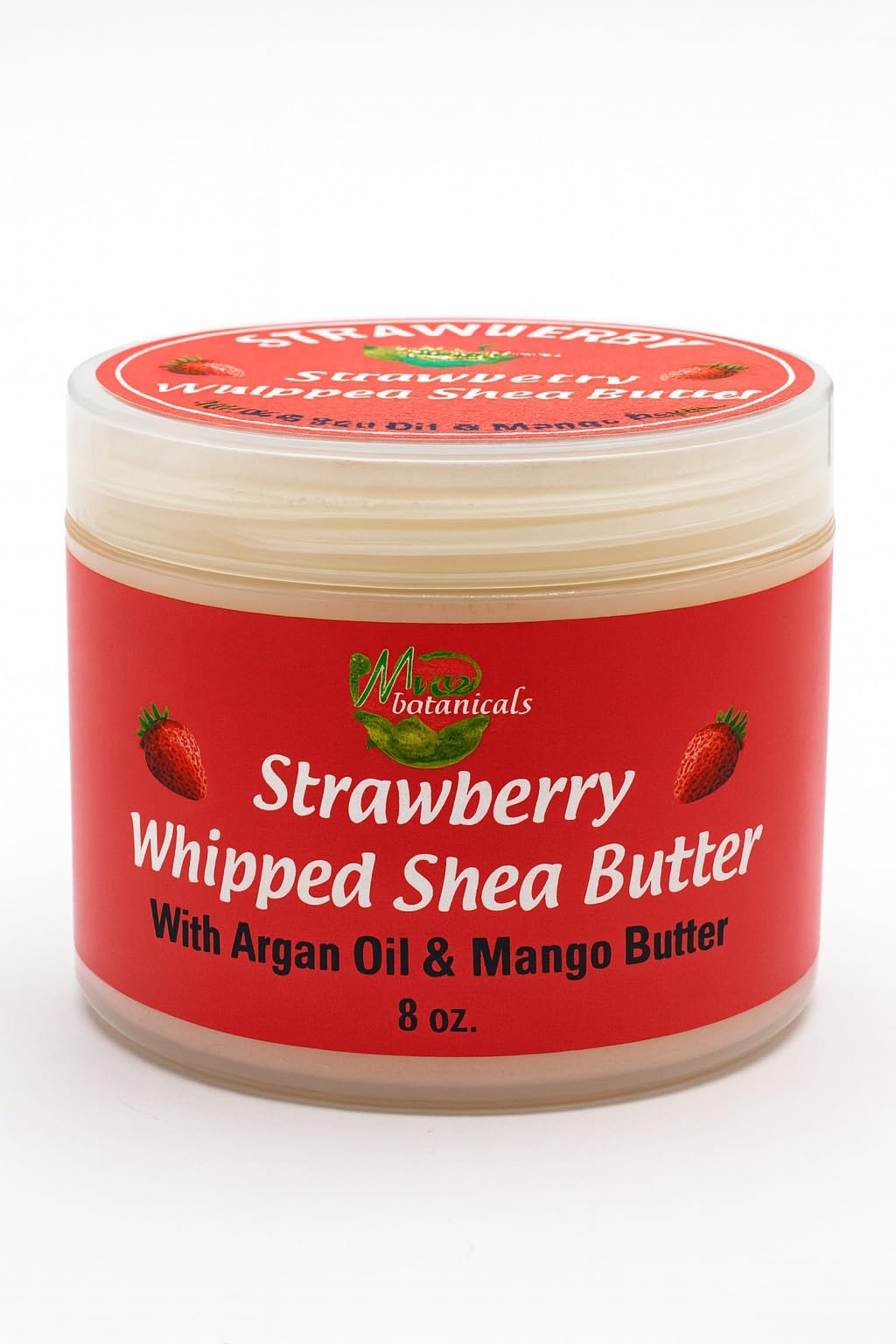 Mine Botanicals Strawberry Whipped Shea Butter with Argan Oil & Mango Butter