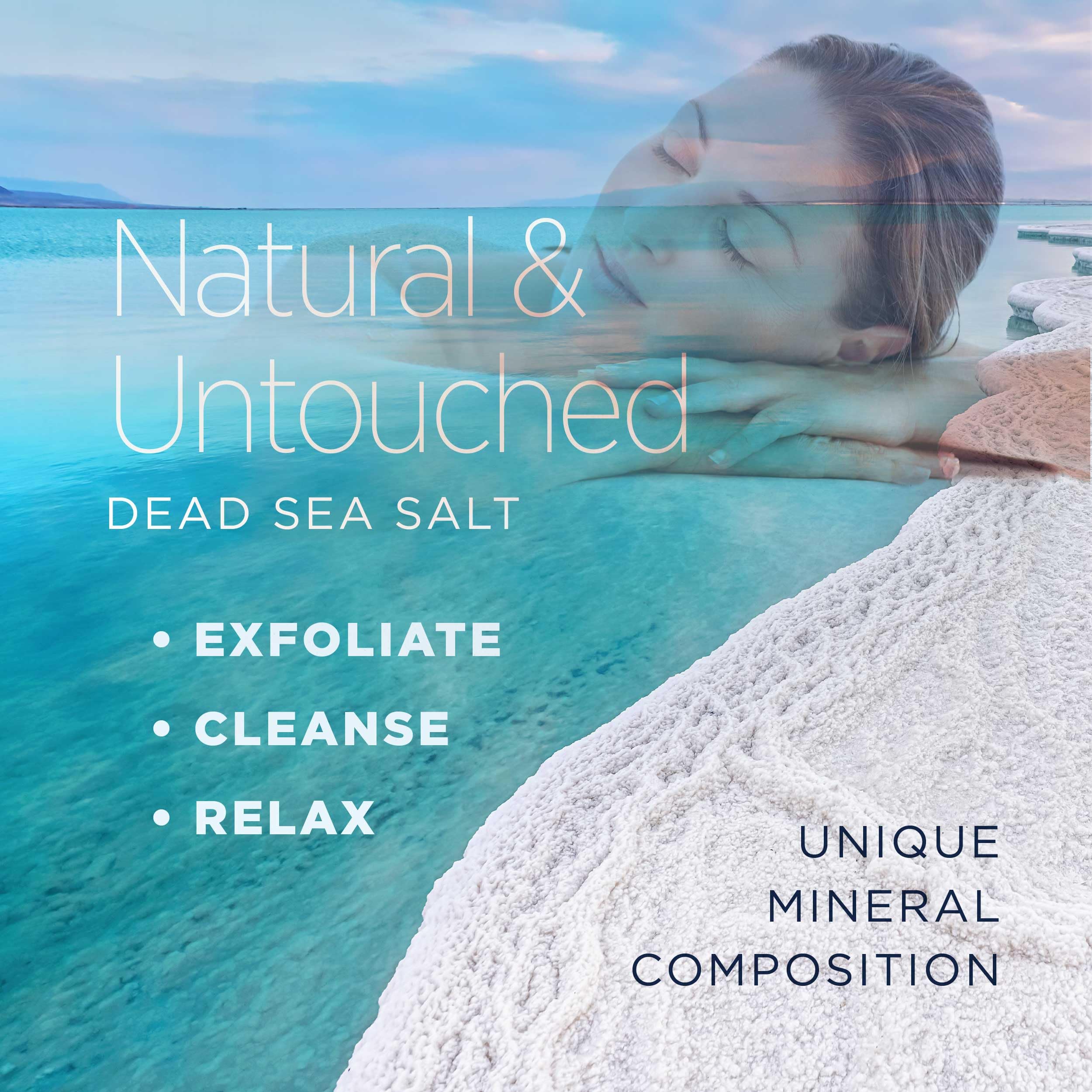 Minera Fine Grain Dead Sea Salt – 19 lb Bath & Soaking, 100% Pure & Natural, Unscented