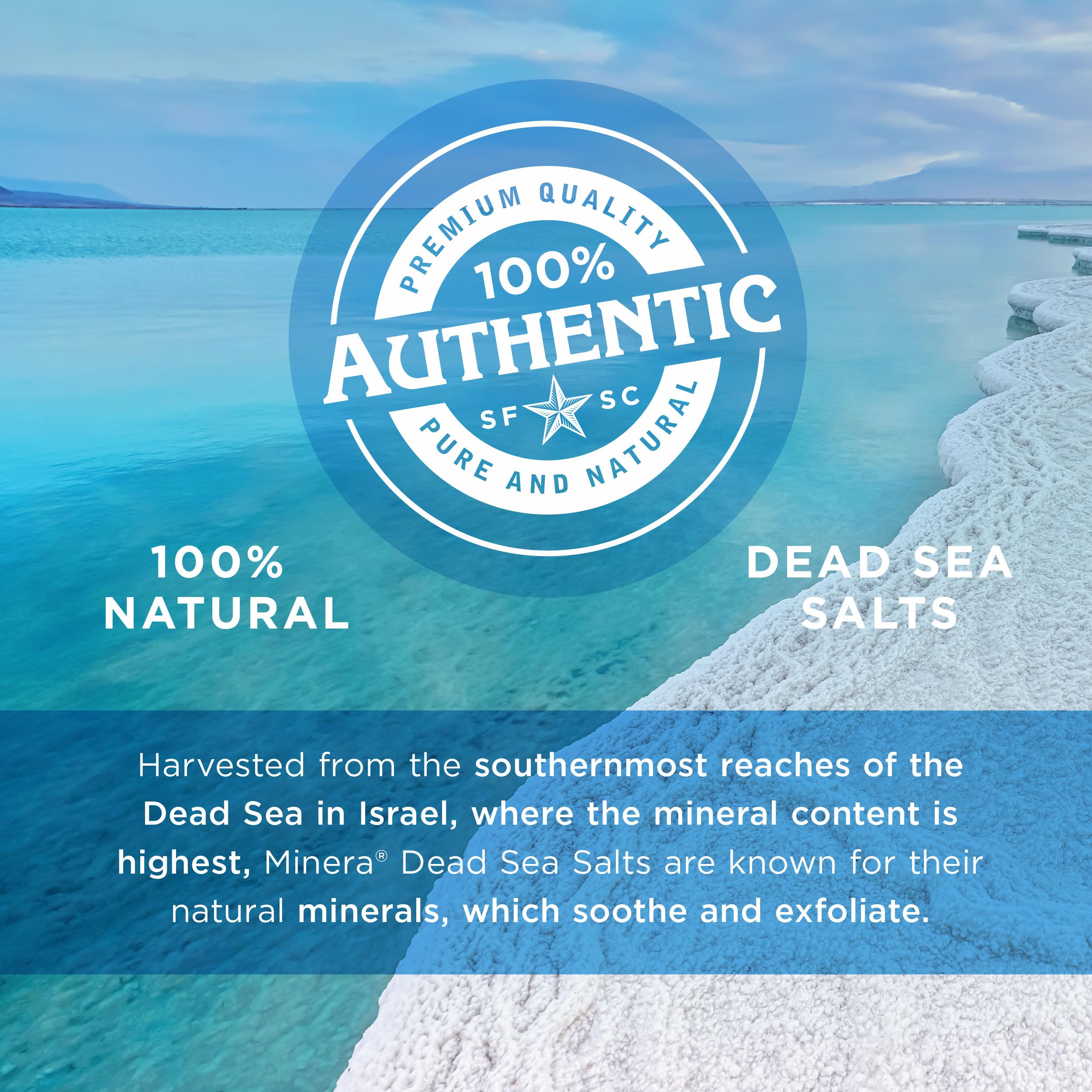 Minera Coarse Grain Dead Sea Salt – 19 lb Bulk Bath Salt, Pure & Natural, Unscented