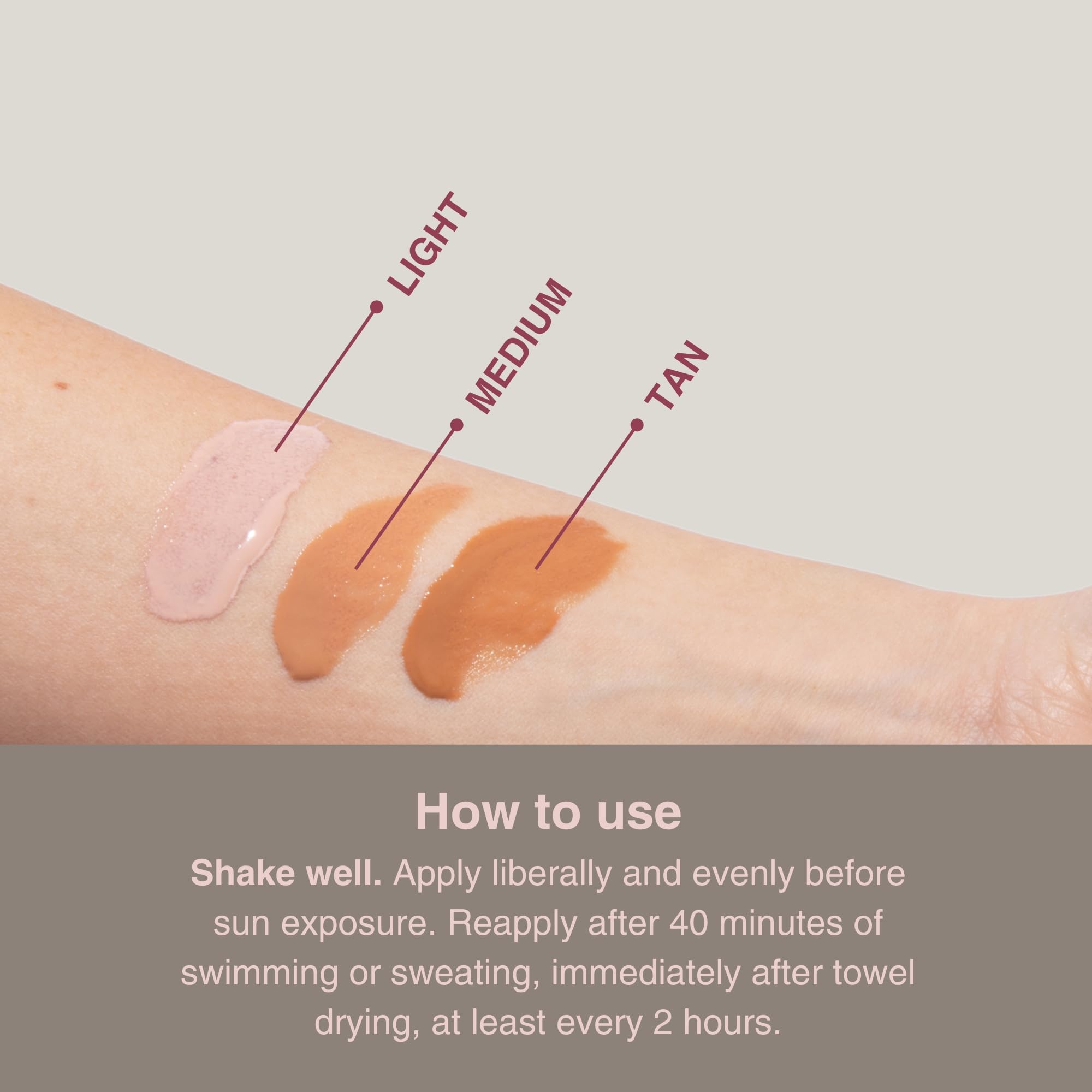 Mineral Fusion Face Serum – Sheer Tint SPF 50 Mineral Sunscreen, Tan