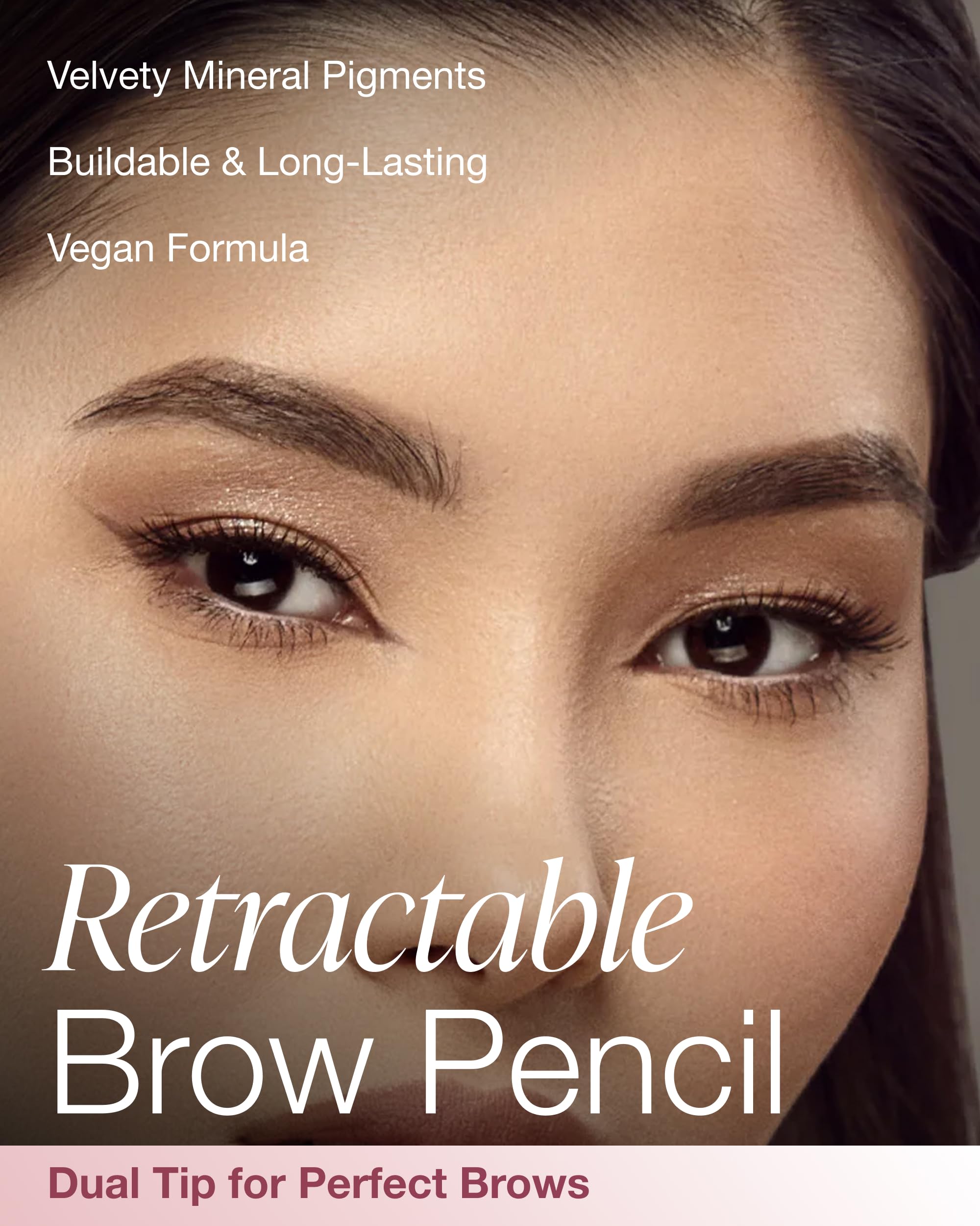 Mineral Fusion Retractable Brow Pencil (Medium Brown) – 2025 Beauty Heroes Award Winner | Shape & Define