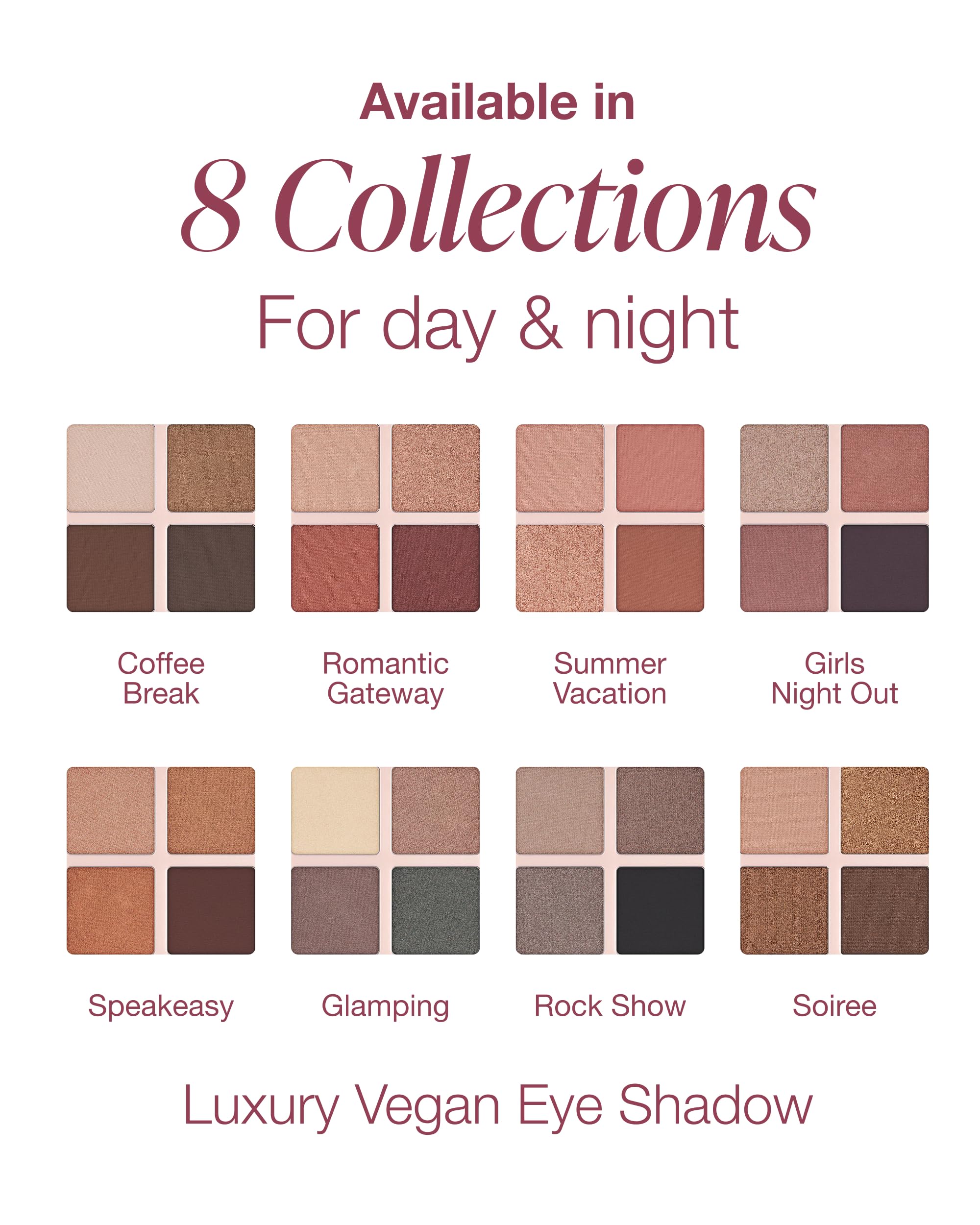 Mineral Fusion Eyeshadow Palette Coffee Break | Vegan, Matte, Satin & Shimmer Finishes