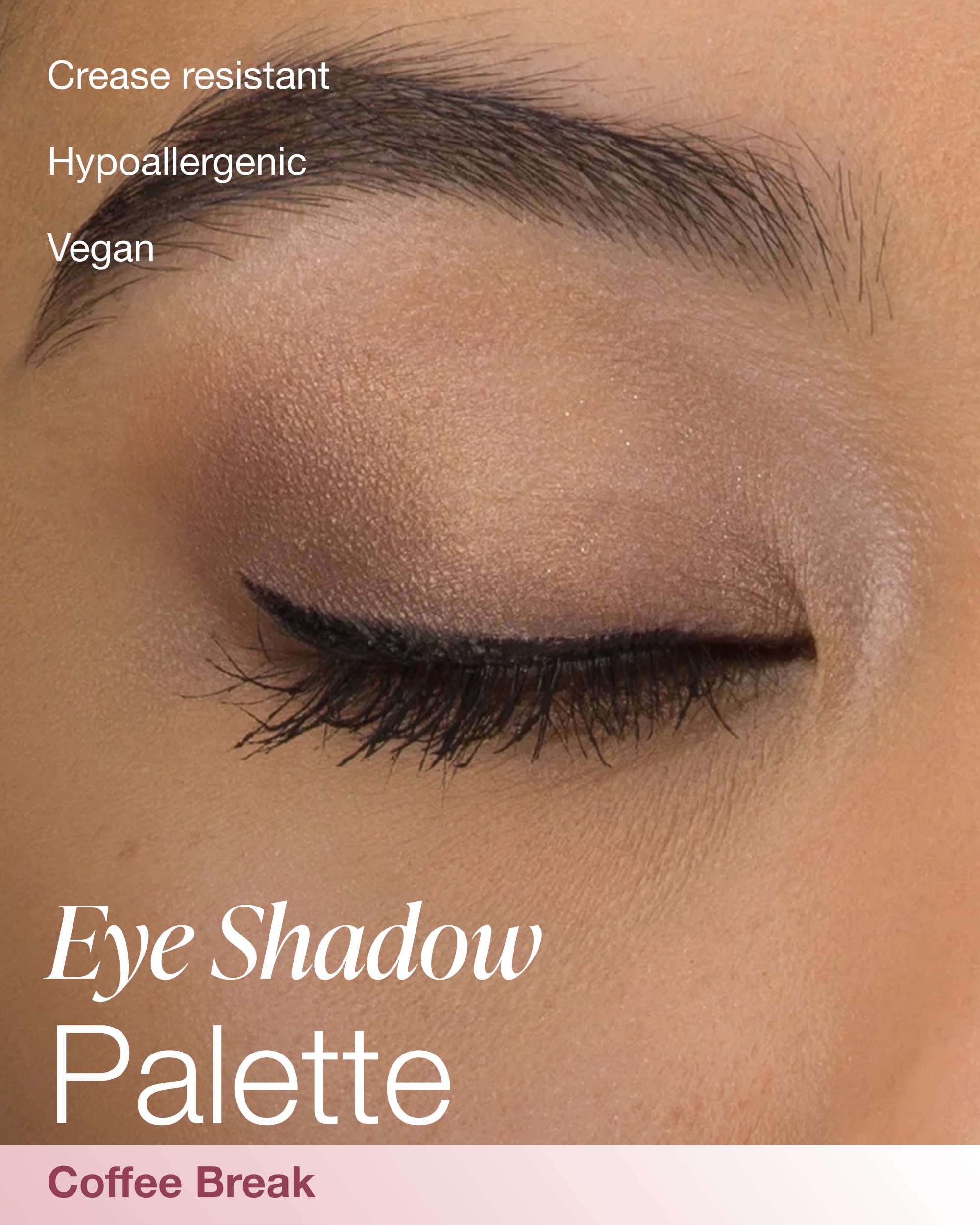 Mineral Fusion Eyeshadow Palette Coffee Break | Vegan, Matte, Satin & Shimmer Finishes