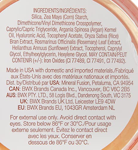 Mineral Fusion Flawless Finish Setting Powder Banana | Lightweight, Oil-Absorbing, Soft-Focus Finish