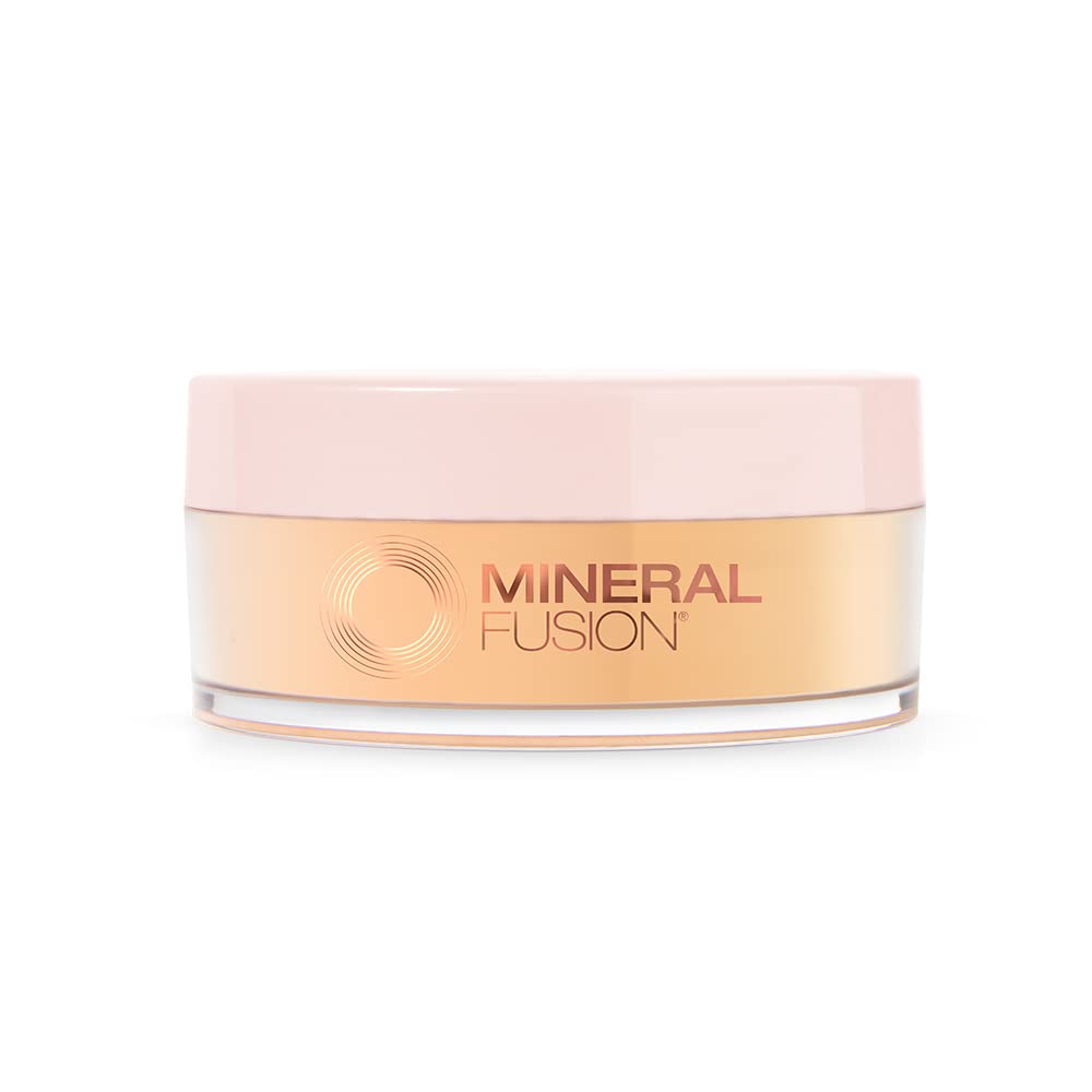 Mineral Fusion Flawless Finish Setting Powder Banana | Lightweight, Oil-Absorbing, Soft-Focus Finish
