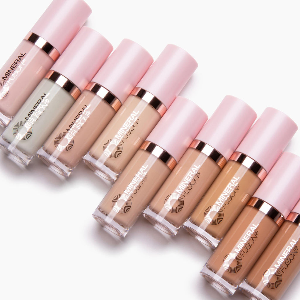 Mineral Fusion Liquid Concealer Medium Deep – Vegan, Full-Coverage Under-Eye + Spot Concealer