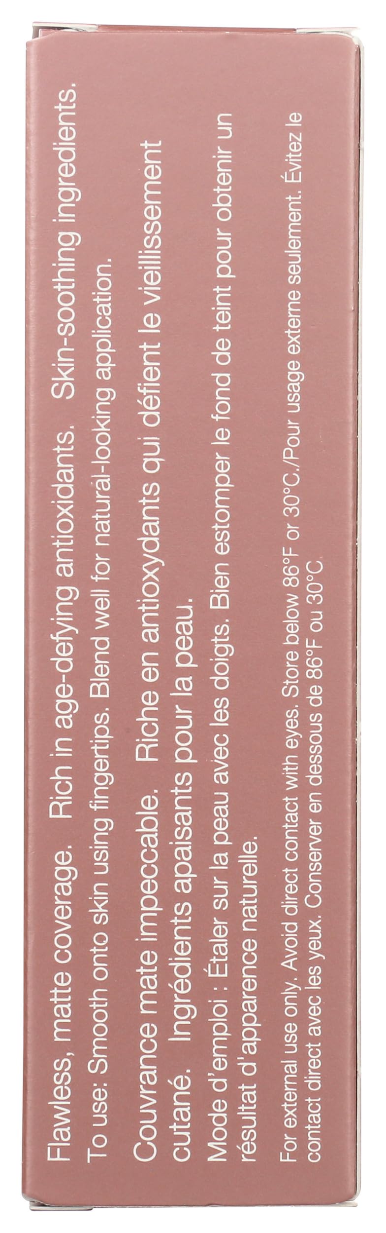 Mineral Fusion Full Coverage Liquid Foundation Deep 3 (Tan–Deep) with Golden Undertones | 12-Hour Hydration, Hypoallergenic & Vegan, 1 fl oz