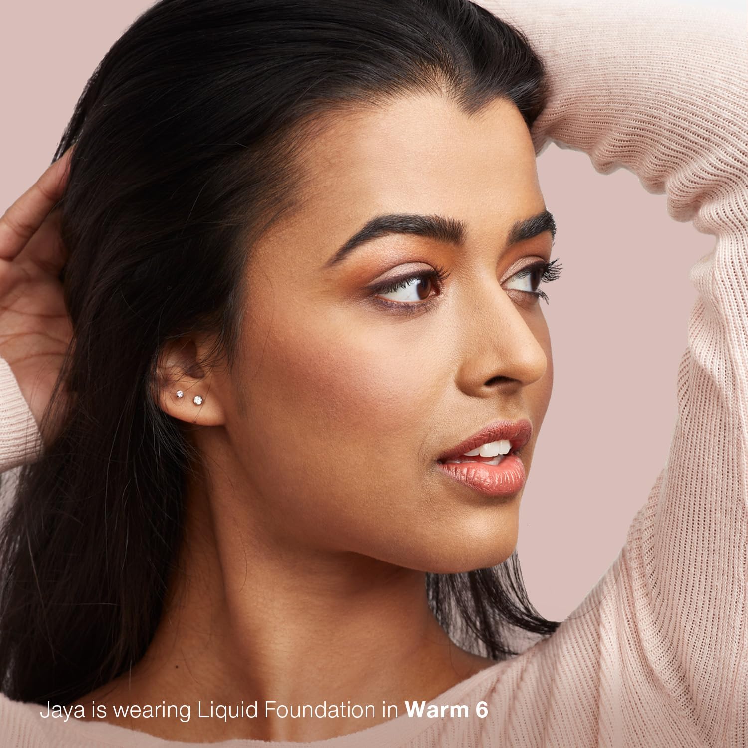 Mineral Fusion Liquid Foundation Warm 5 Tan – Lightweight Matte, 12-Hour Hydration, Vegan
