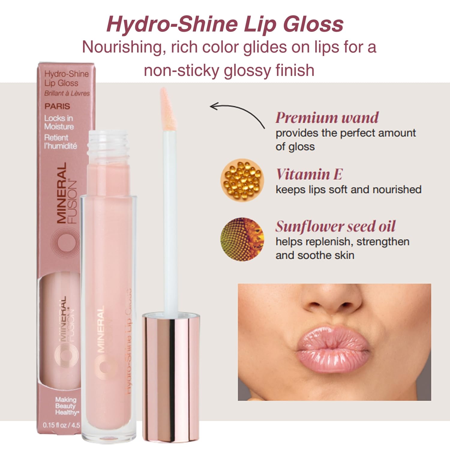 Mineral Fusion So Classy Mascara + Hydro-Shine Lip Gloss Kit – Natural Eye & Lip Duo