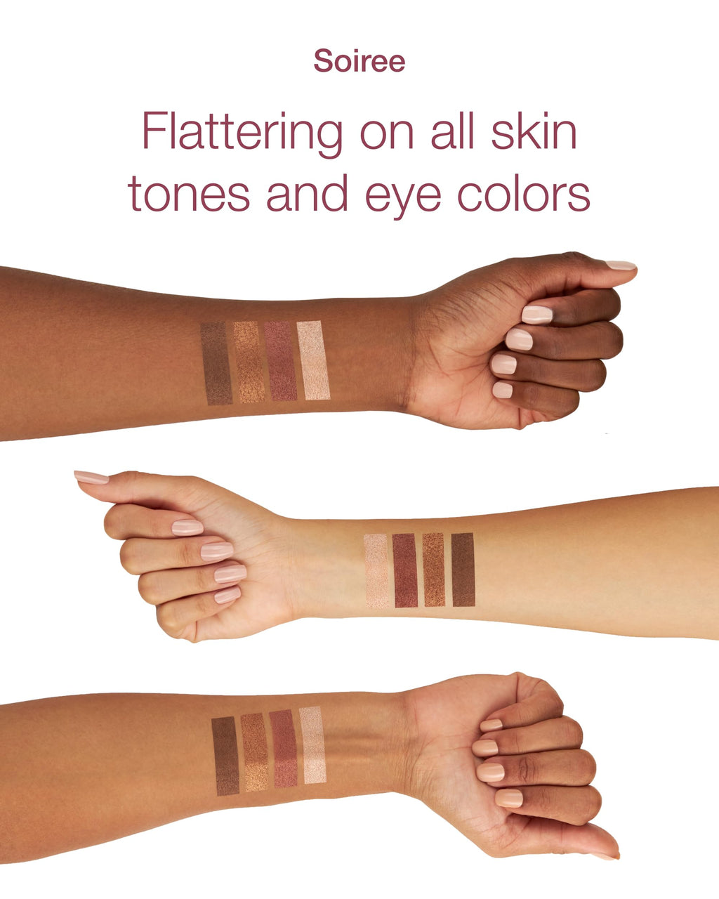 Mineral Fusion Soiree Eyeshadow Palette | Vegan Eye Makeup with Matte, Satin, and Shimmer Finishes