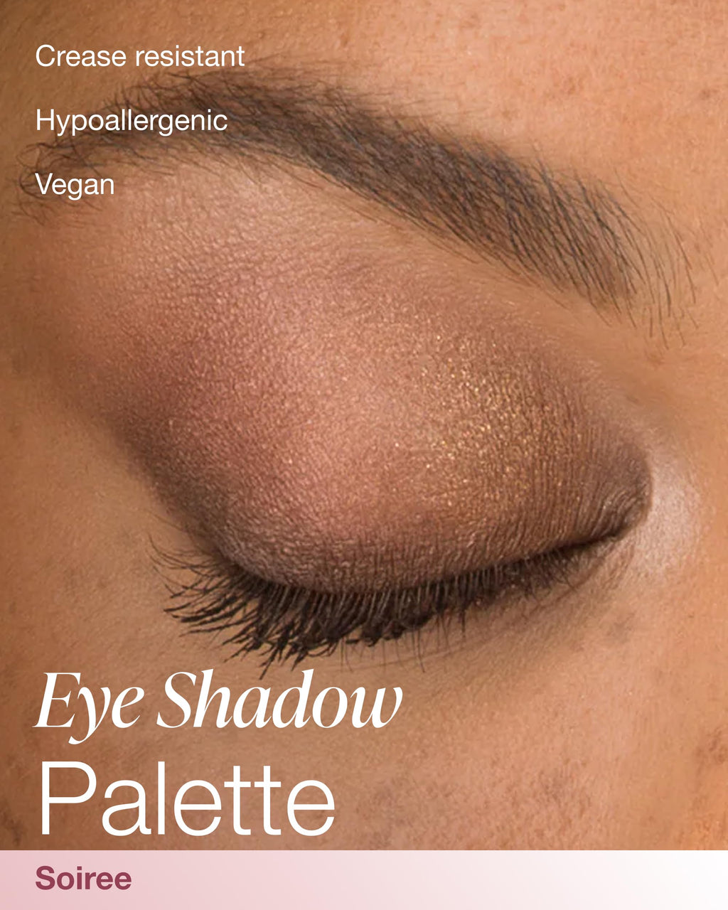 Mineral Fusion Soiree Eyeshadow Palette | Vegan Eye Makeup with Matte, Satin, and Shimmer Finishes