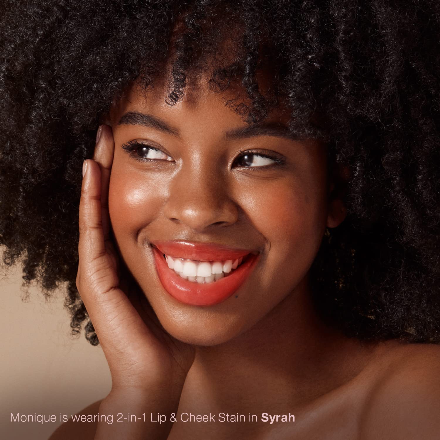 Mineral Fusion 2-in-1 Lip & Cheek Stain Syrah – Hydrating Matte Red, Long-Lasting, 0.10 fl oz