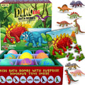 Mineral Me California Kids Bath Bombs with Dino Toy Inside – 9 Organic Dino Egg Set